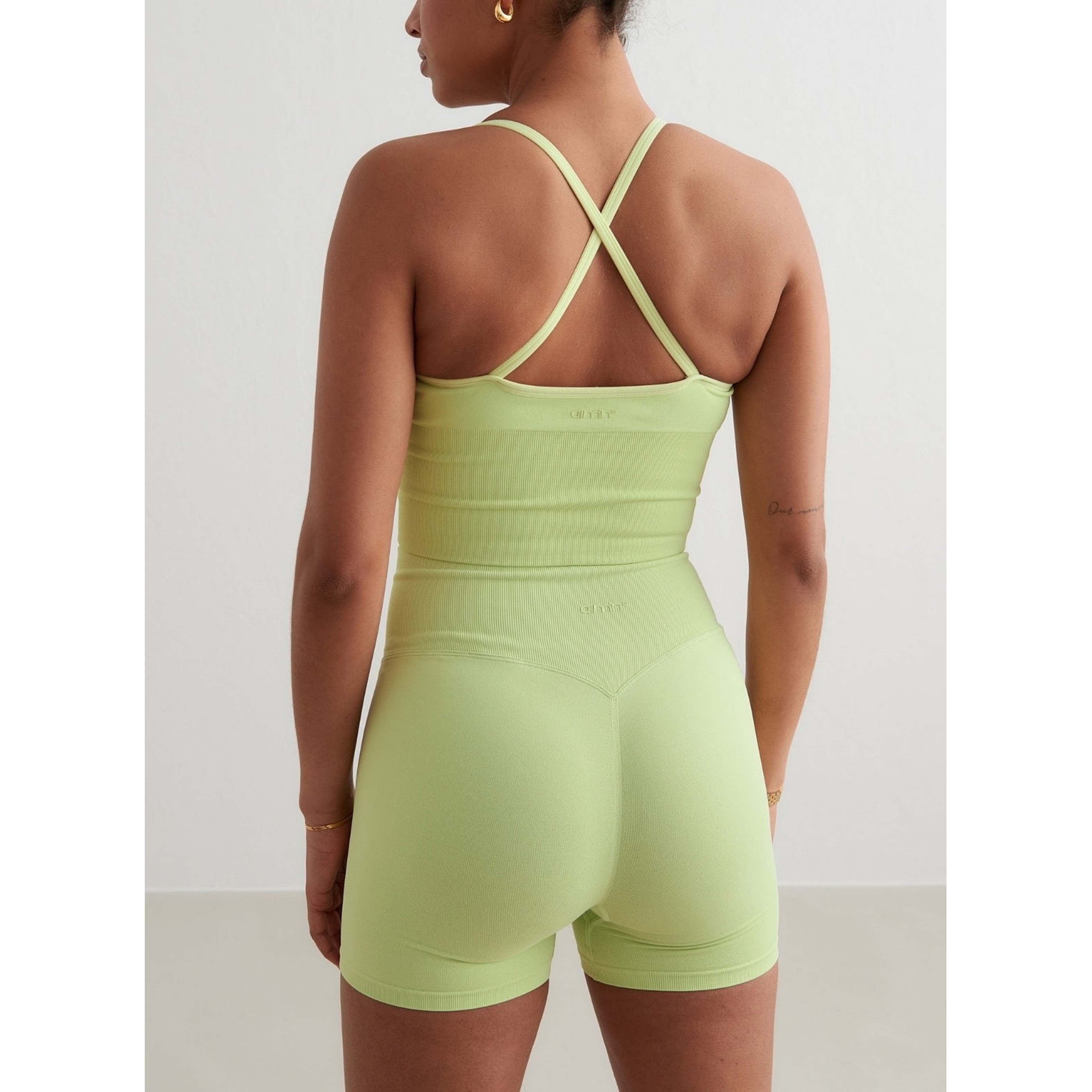 Matcha Shape Seamless Cross Back Bralette