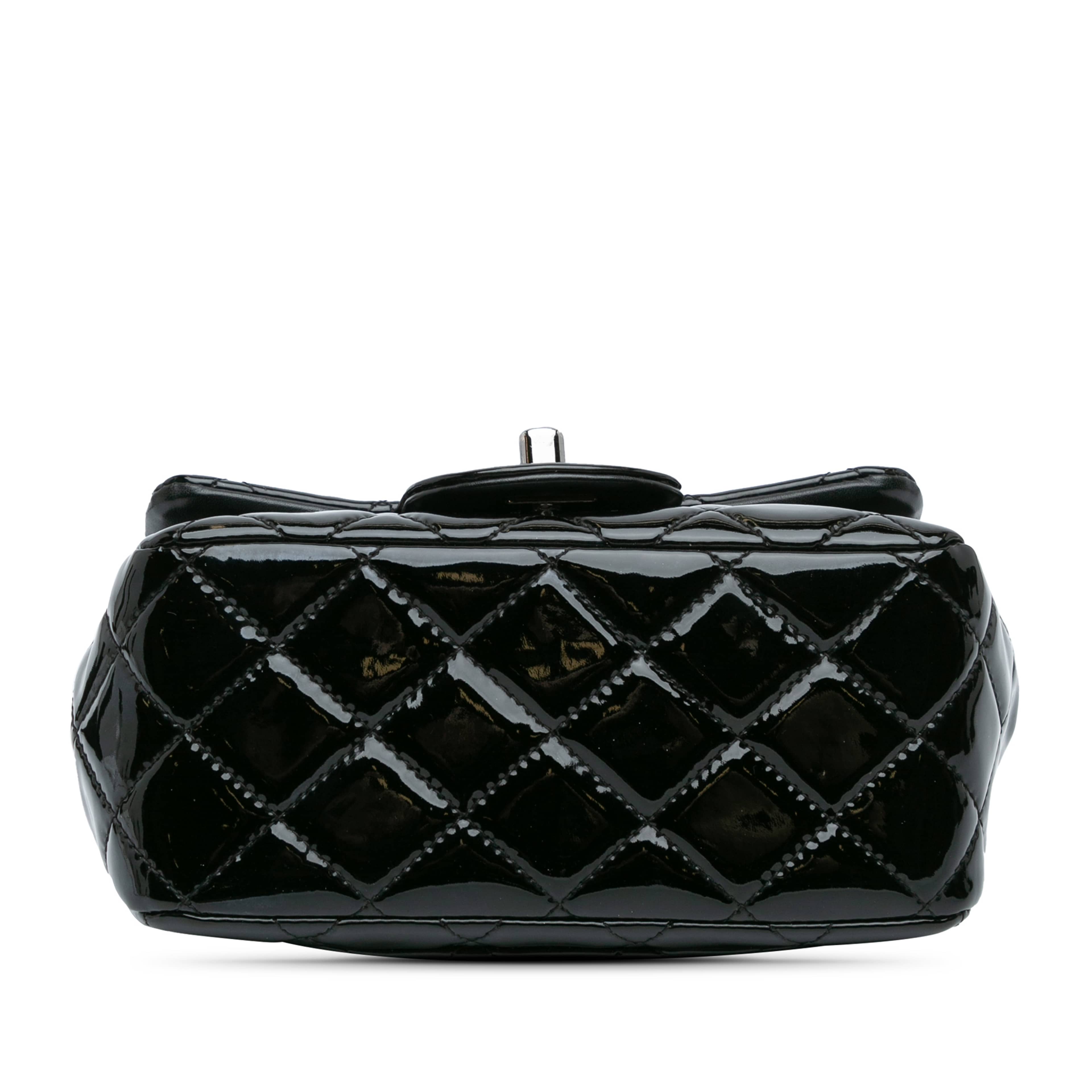 Chanel Mini Square Classic Patent Single Flap