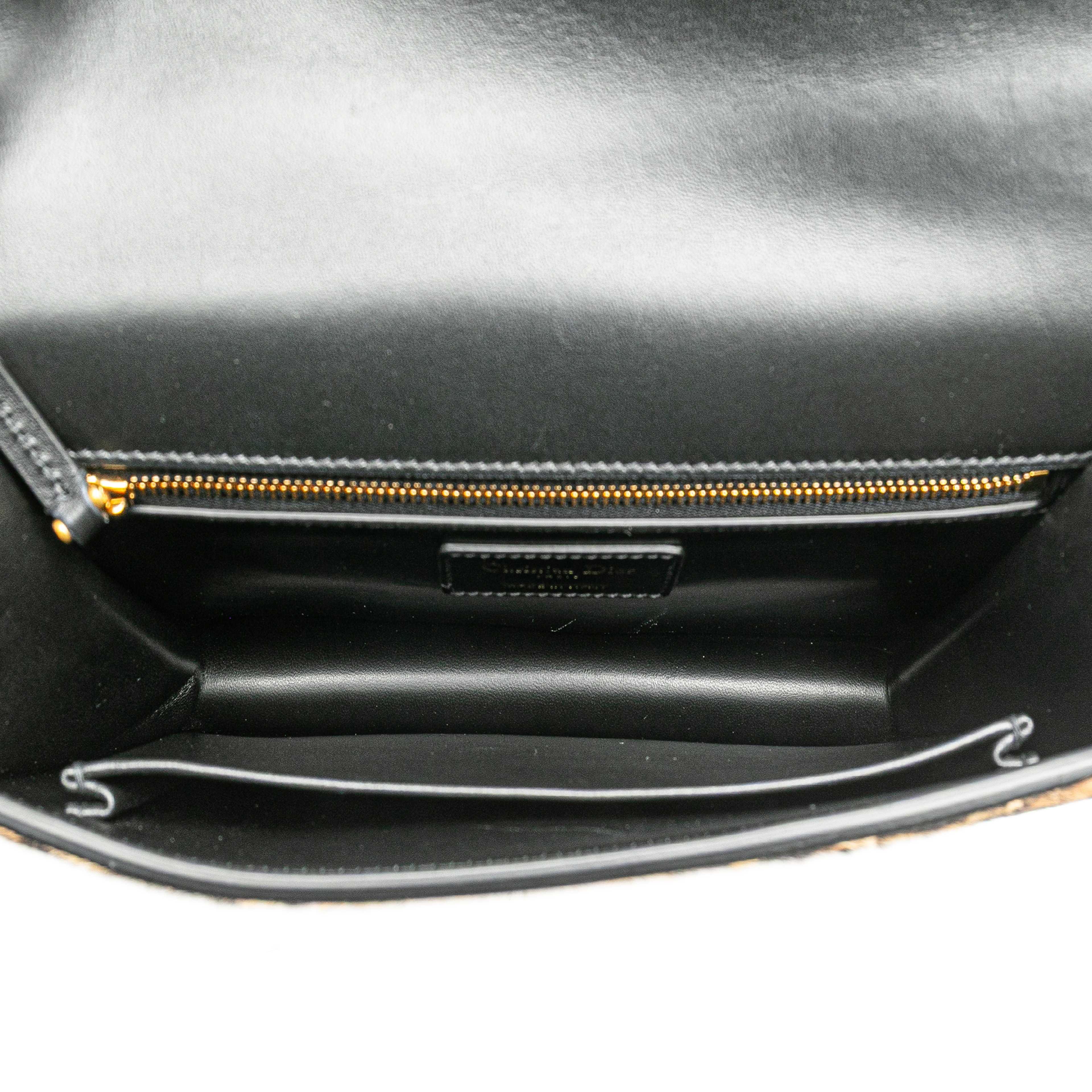 Dior Pony Hair Leopard Print 30 Montaigne Flap