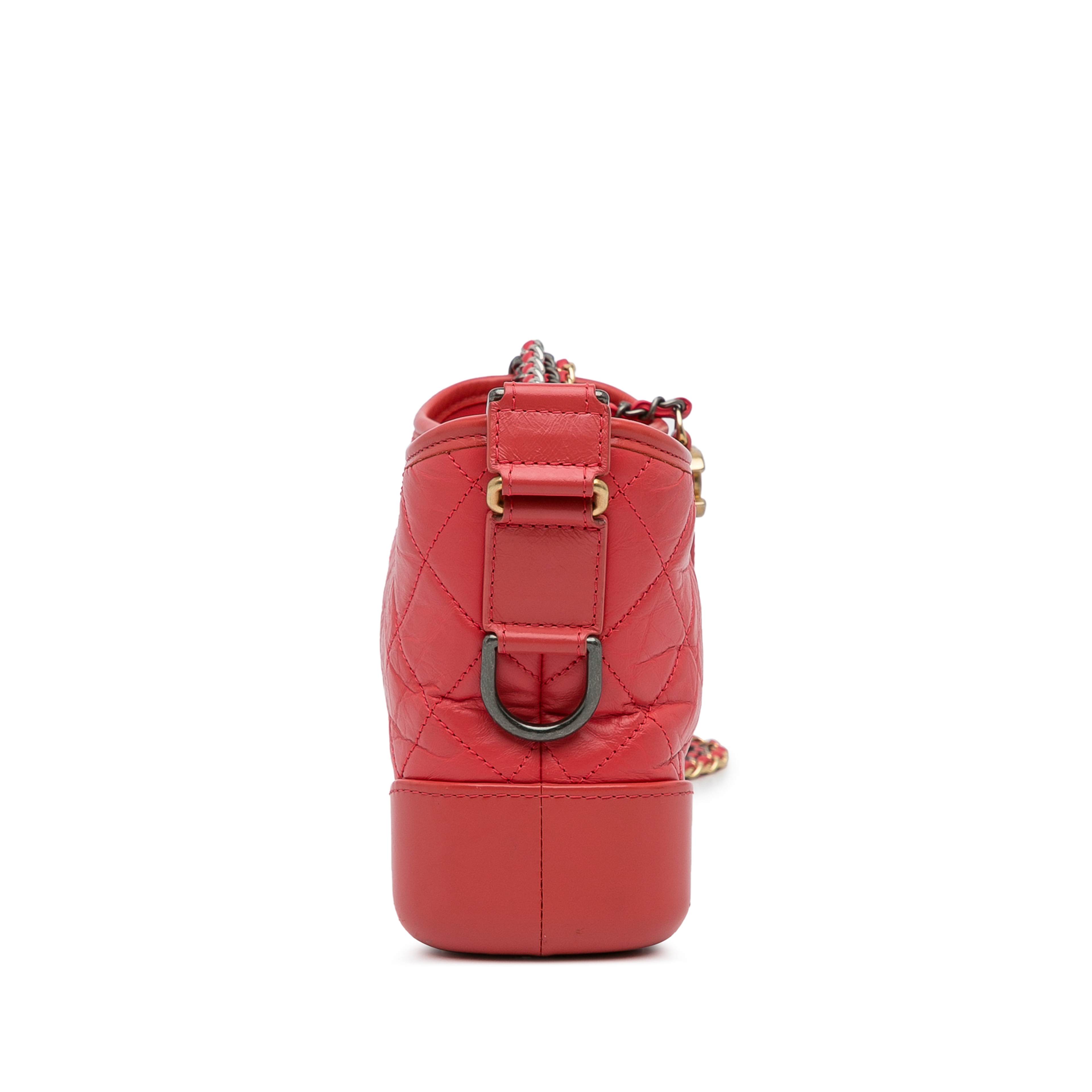 Chanel Small Chevron Lambskin Gabrielle Crossbody