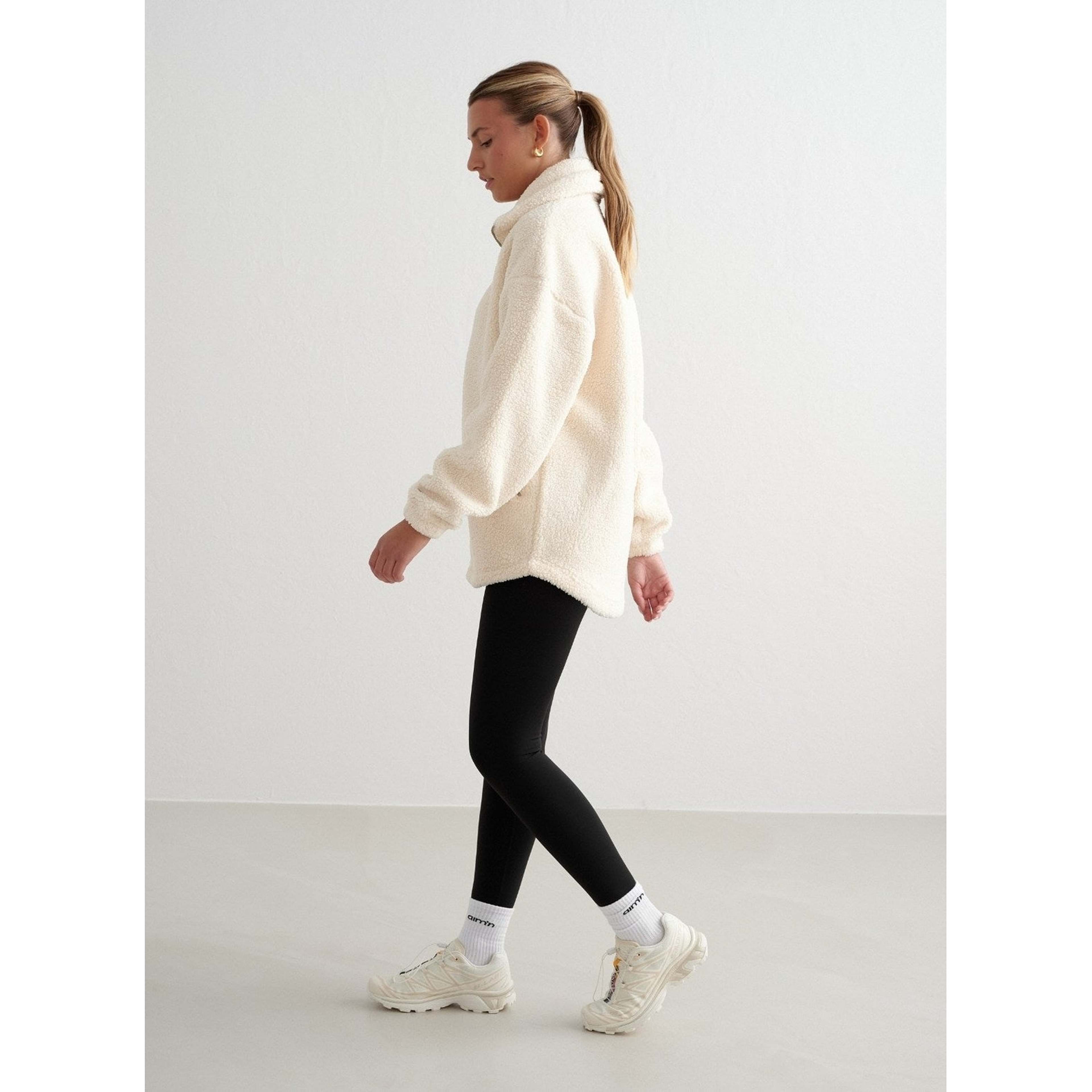 Almond White Pile Jacket