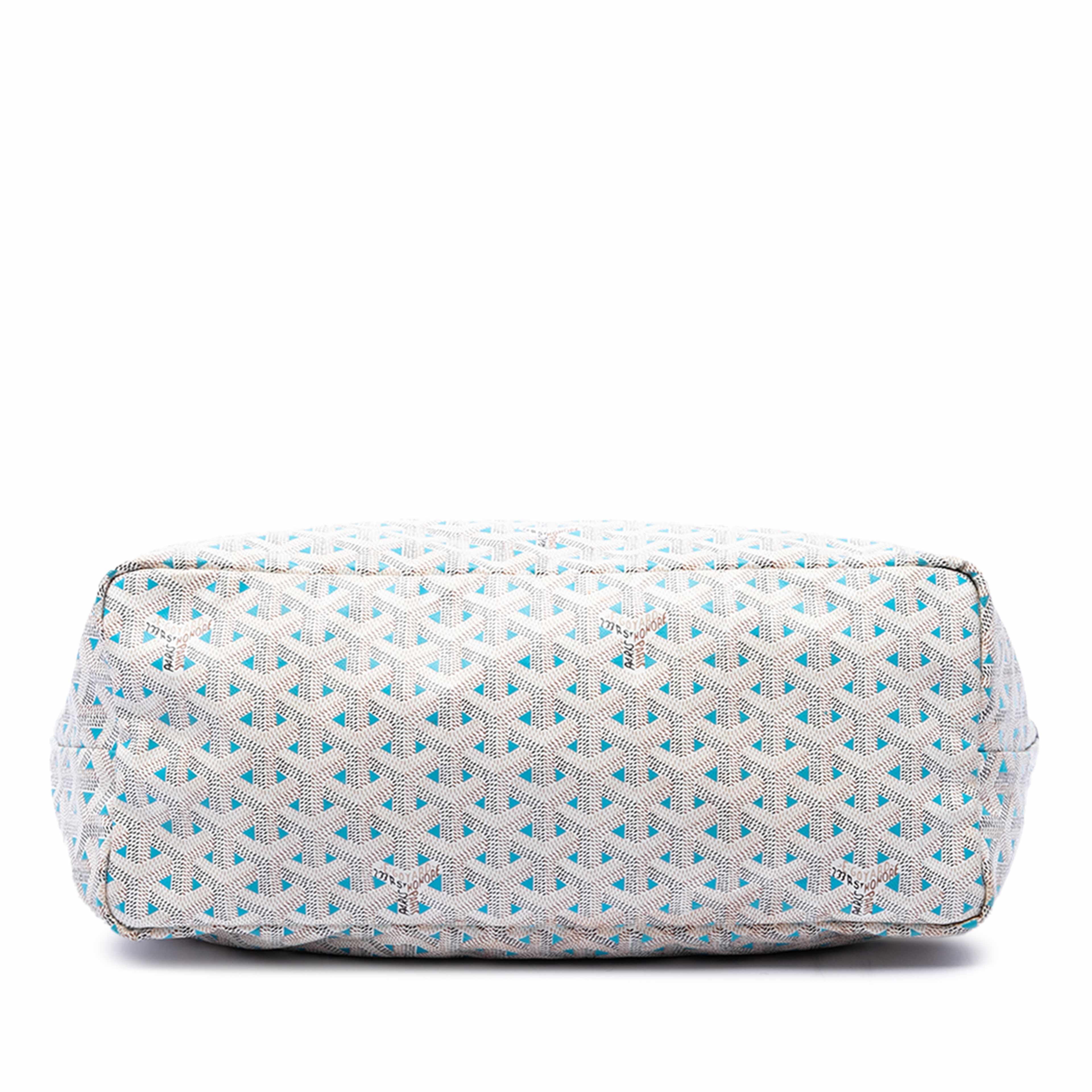 Goyard Goyardine Claire Voie Saint Louis Pm, från Luxclusif, i färgen vit. Klicka för att öppna bilden i stort format