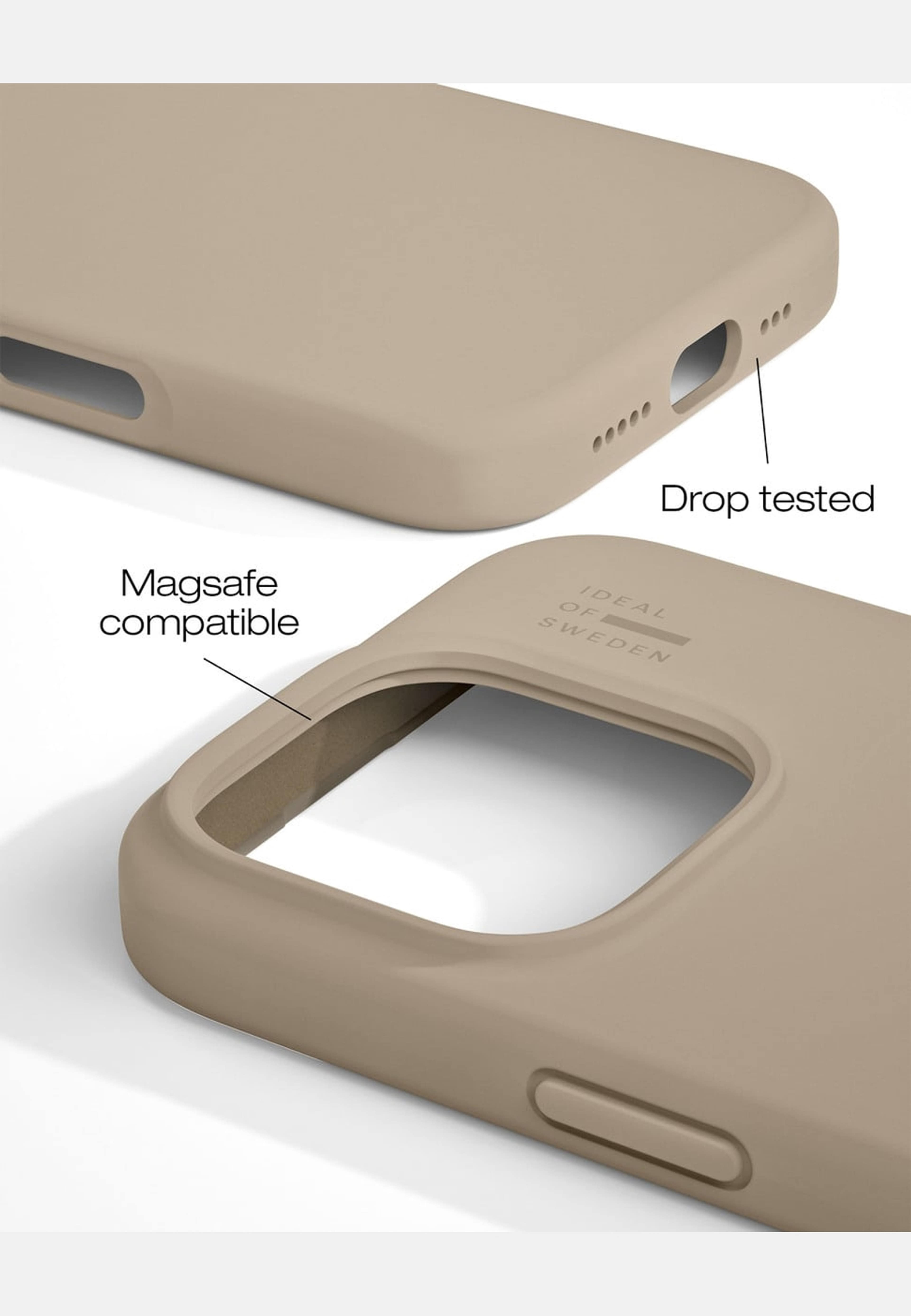 Silicone Case Magsafe Iphone, från Ideal Of Sweden, i färgen beige. Klicka för att öppna bilden i stort format