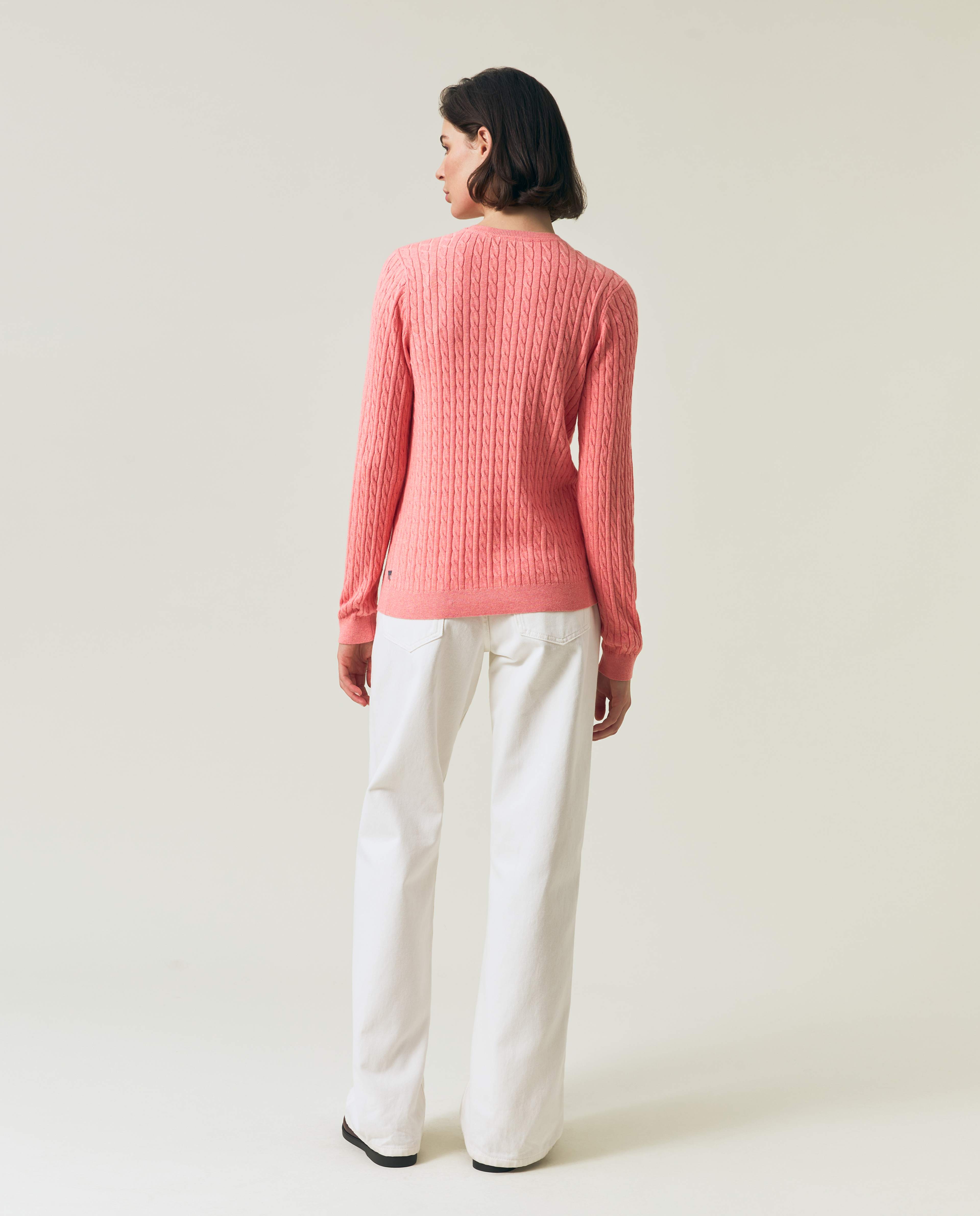 Organic Cotton Cable Knitted Sweater