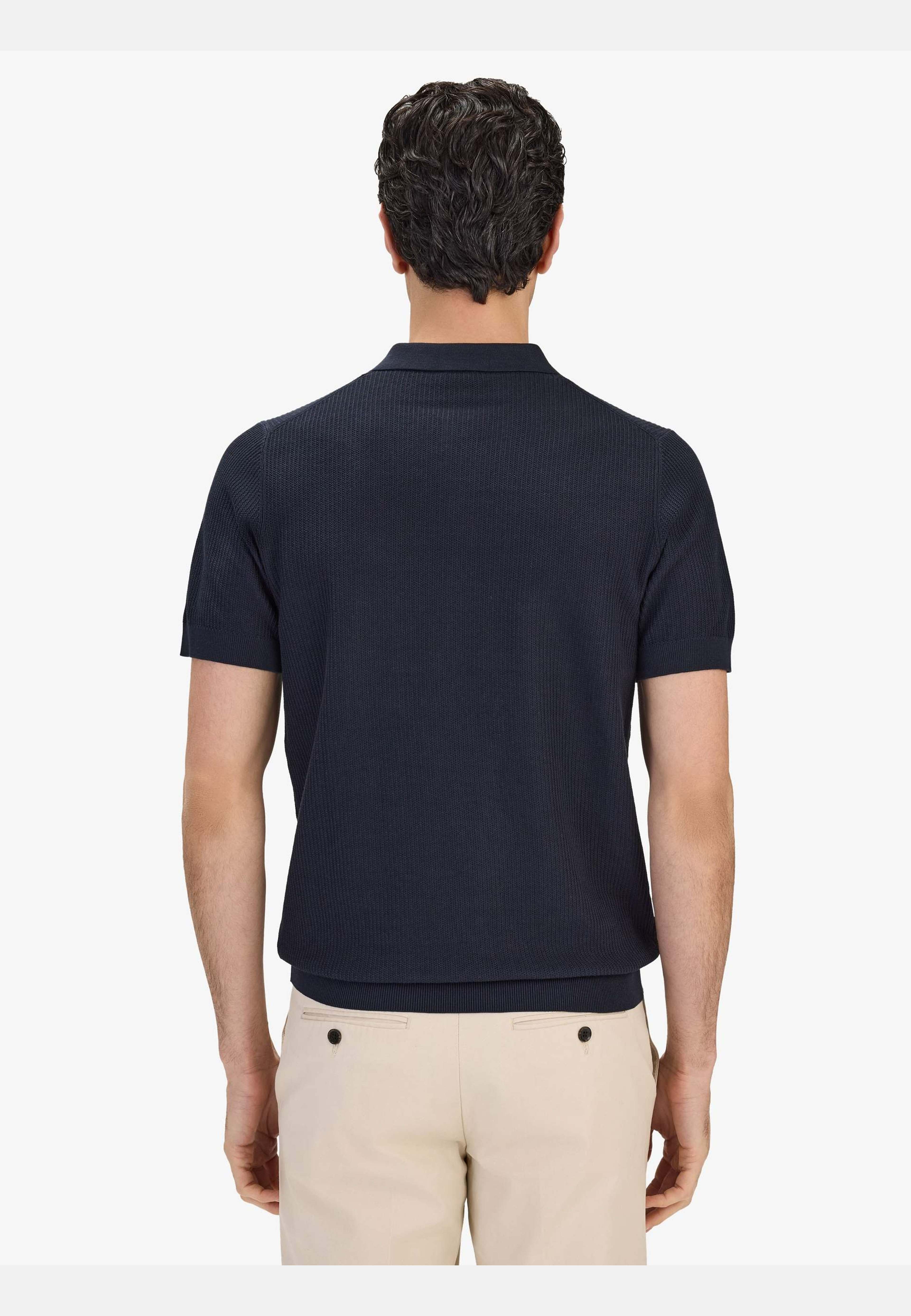Cotton S/s Sweater (sammy), från John Henric, i färgen navy blue. Klicka för att öppna bilden i stort format
