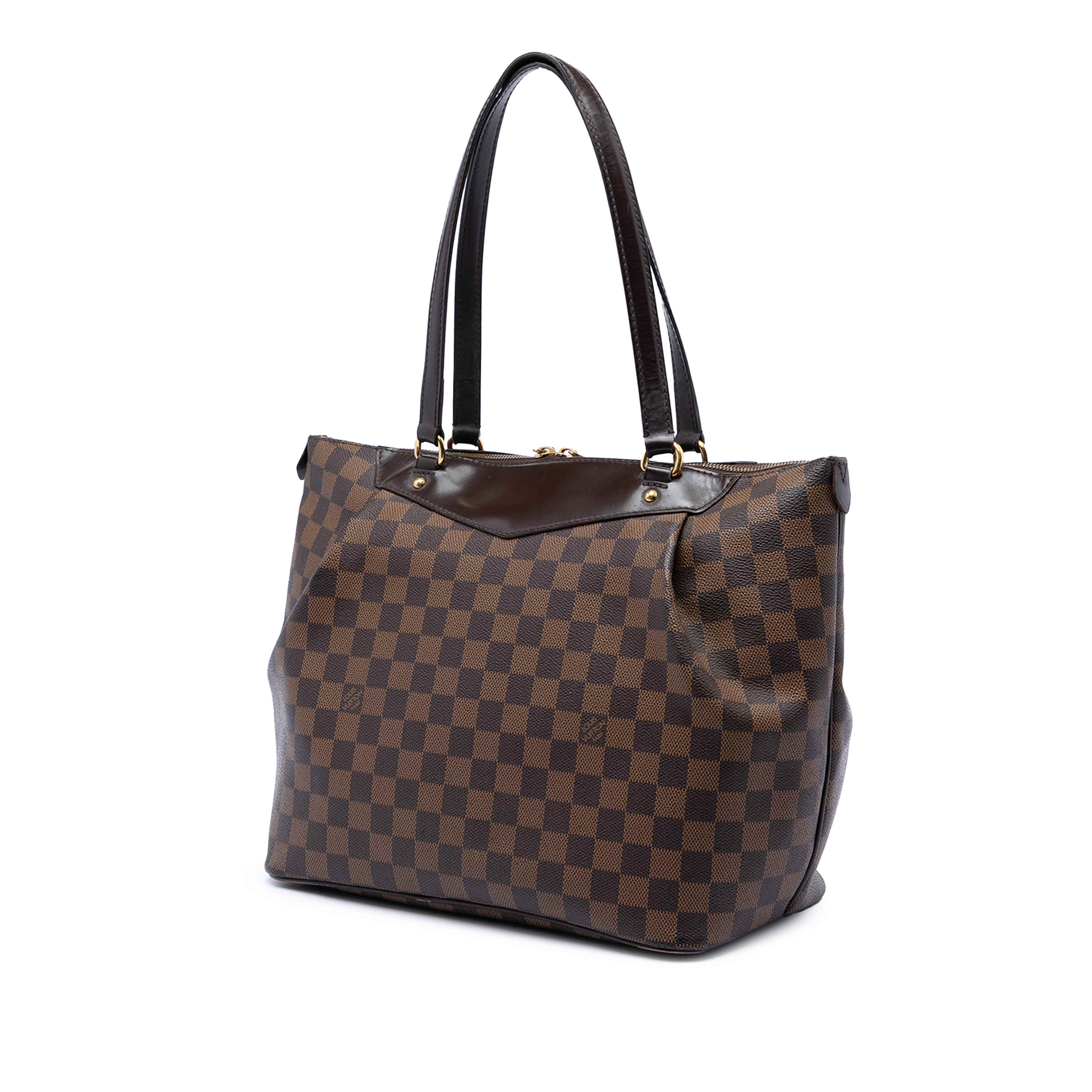 Louis Vuitton Damier Ebene Westminster Gm, från Luxclusif, i färgen brown. Klicka för att öppna bilden i stort format