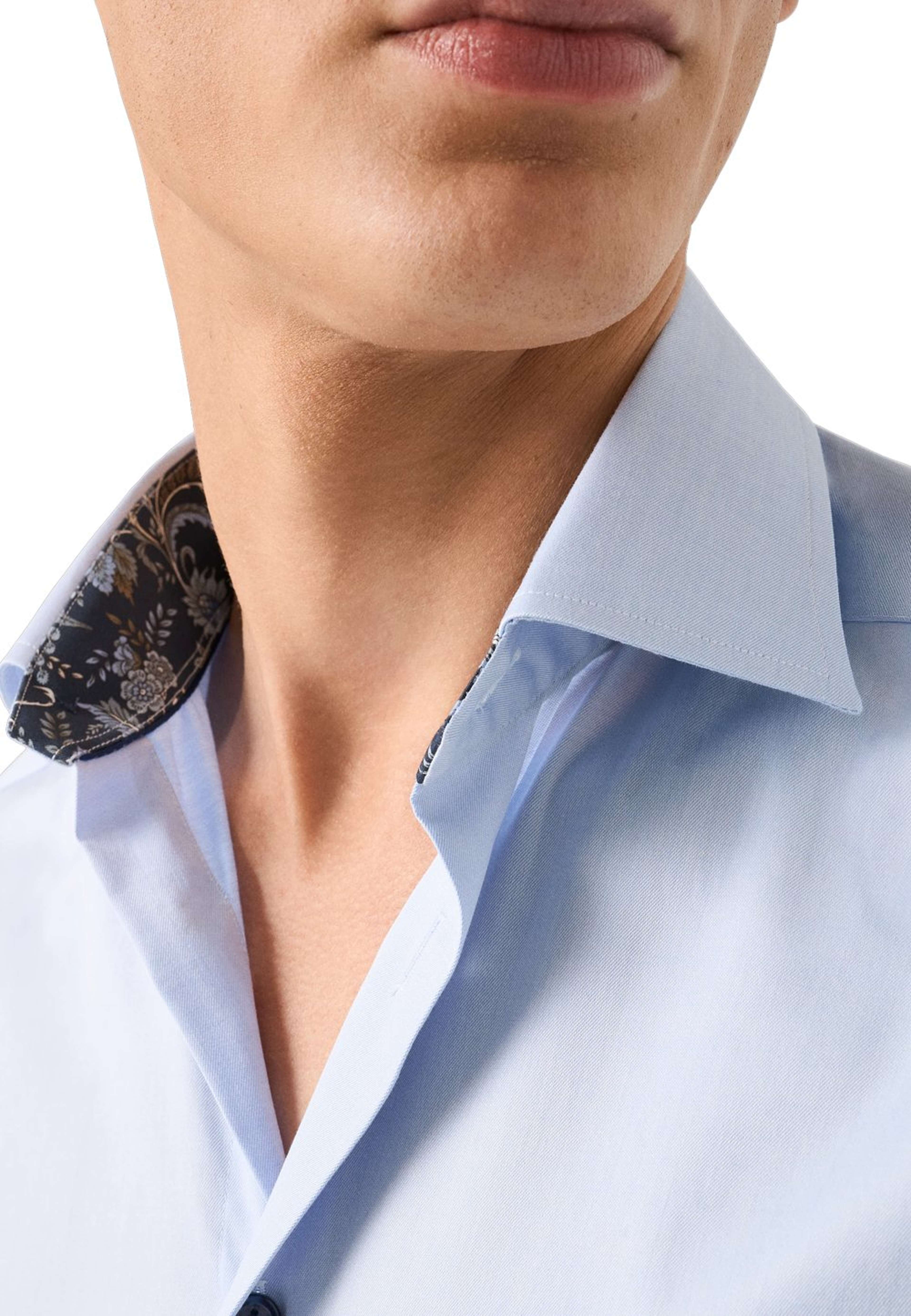 Signature Twill-skjorta Slim Fit, från Eton, i färgen light blue. Klicka för att öppna bilden i stort format