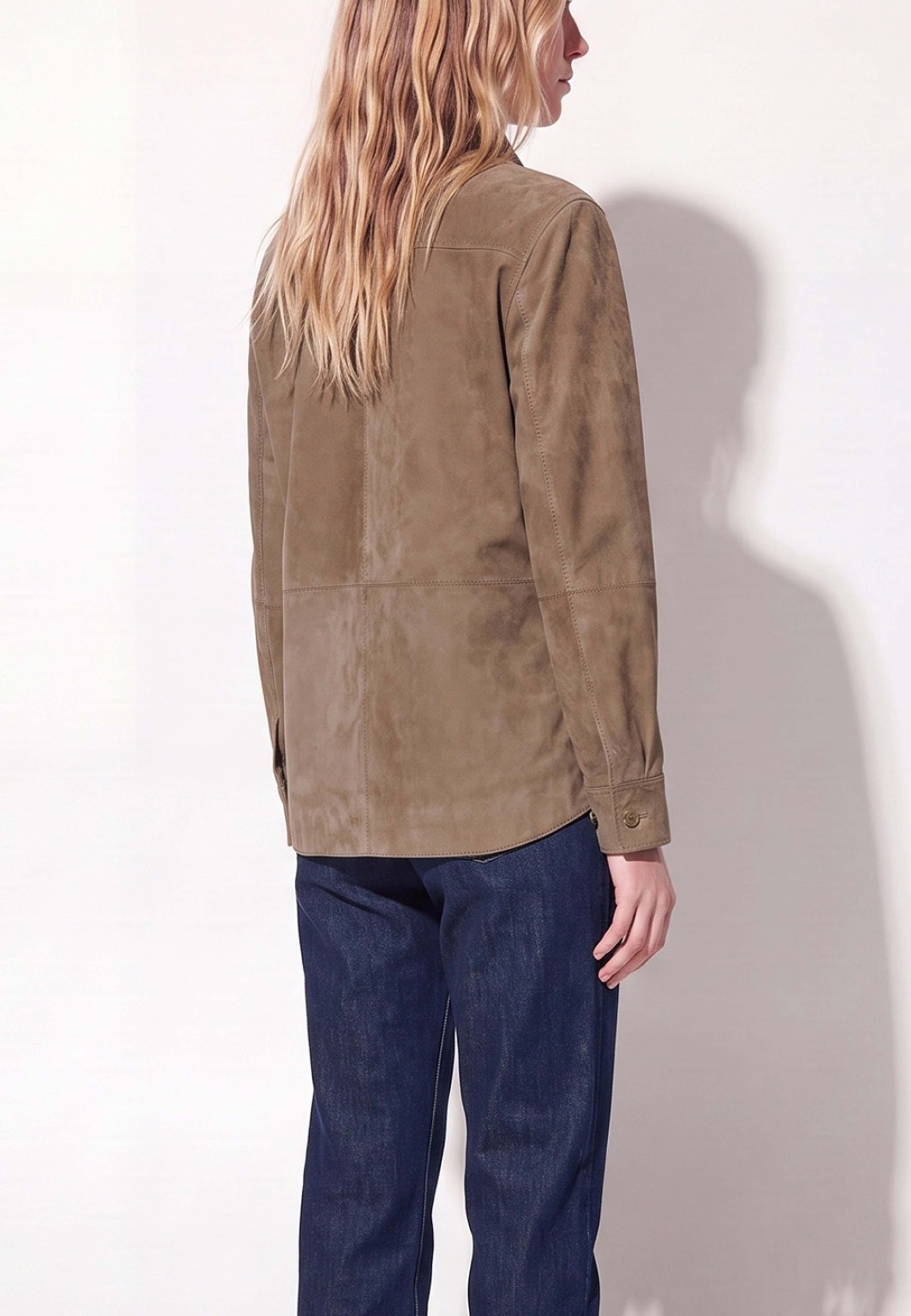 Cassy Shirt Jacket, från ROCKANDBLUE, i färgen mocha cream. Klicka för att öppna bilden i stort format