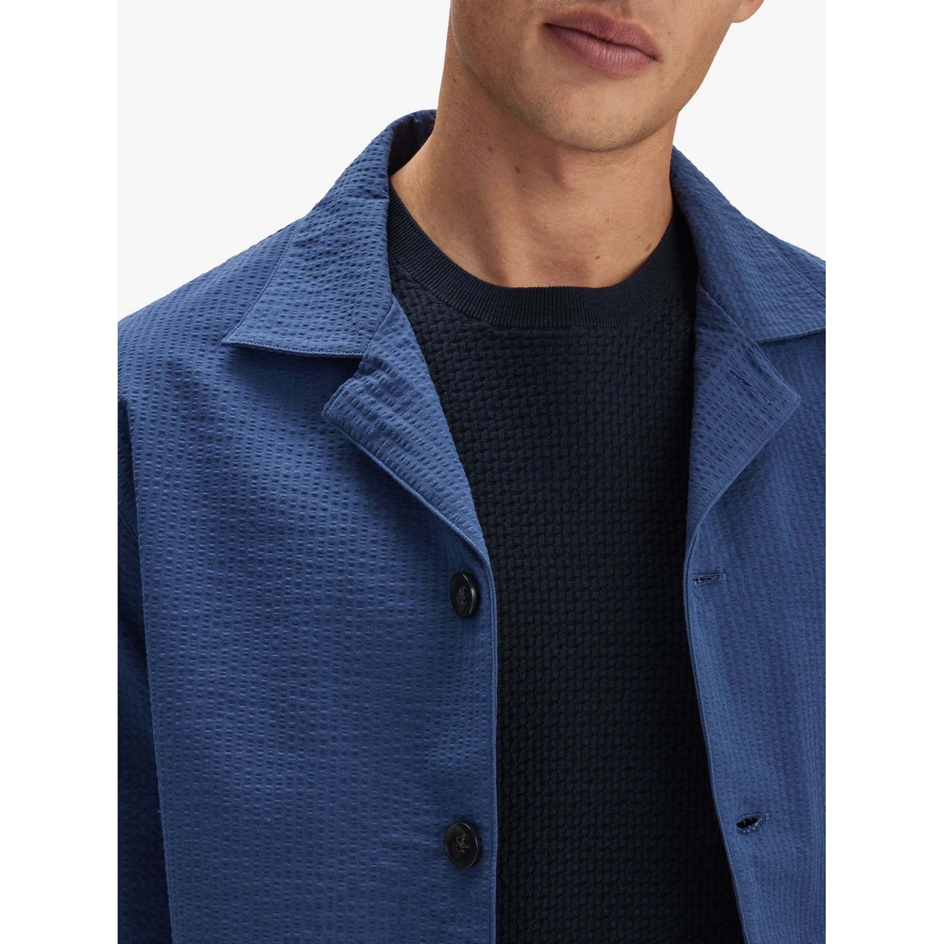 Seersucker Shirt Jacket