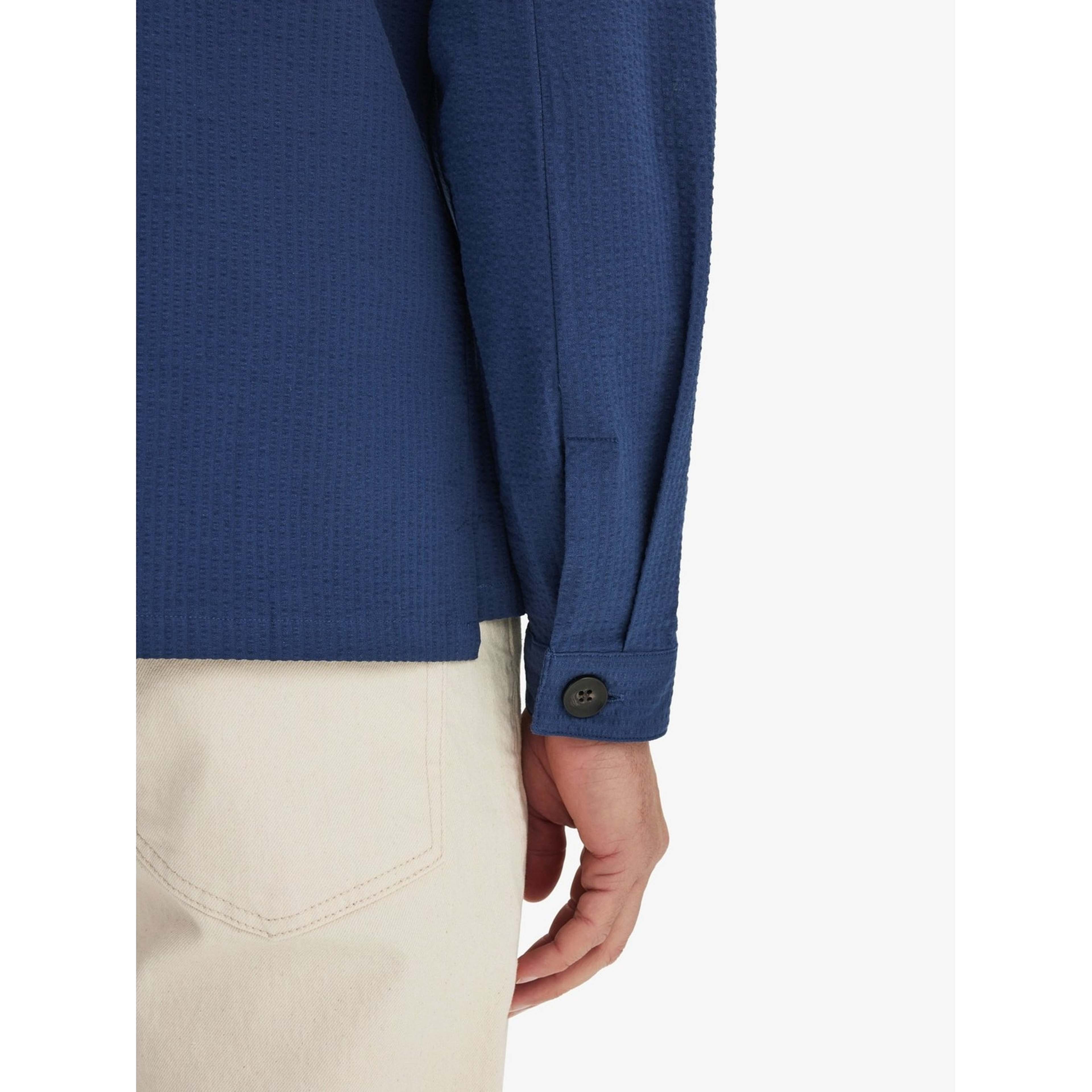 Seersucker Shirt Jacket