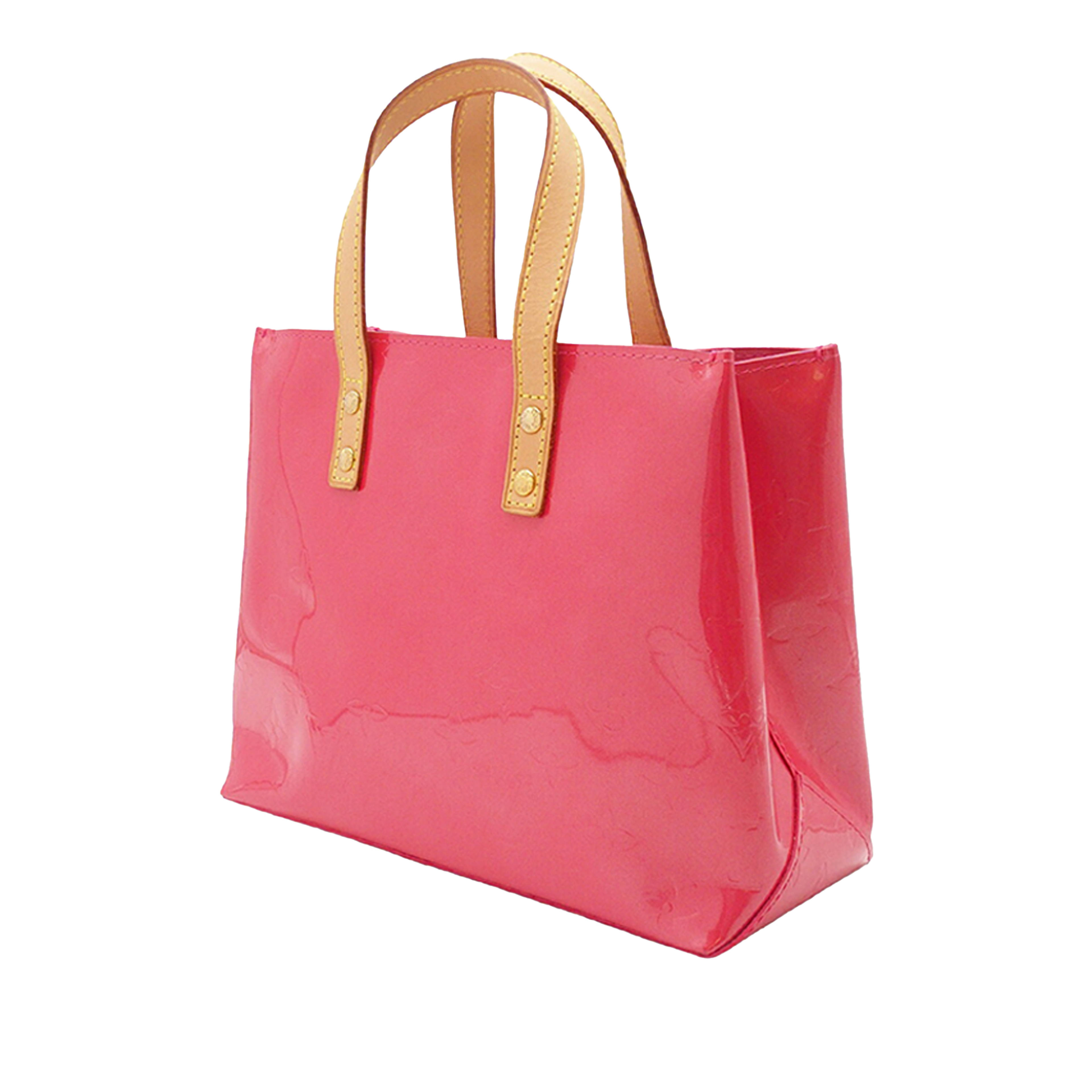 Louis Vuitton Monogram Vernis Reade Pm, från Luxclusif, i färgen rosa. Klicka för att öppna bilden i stort format