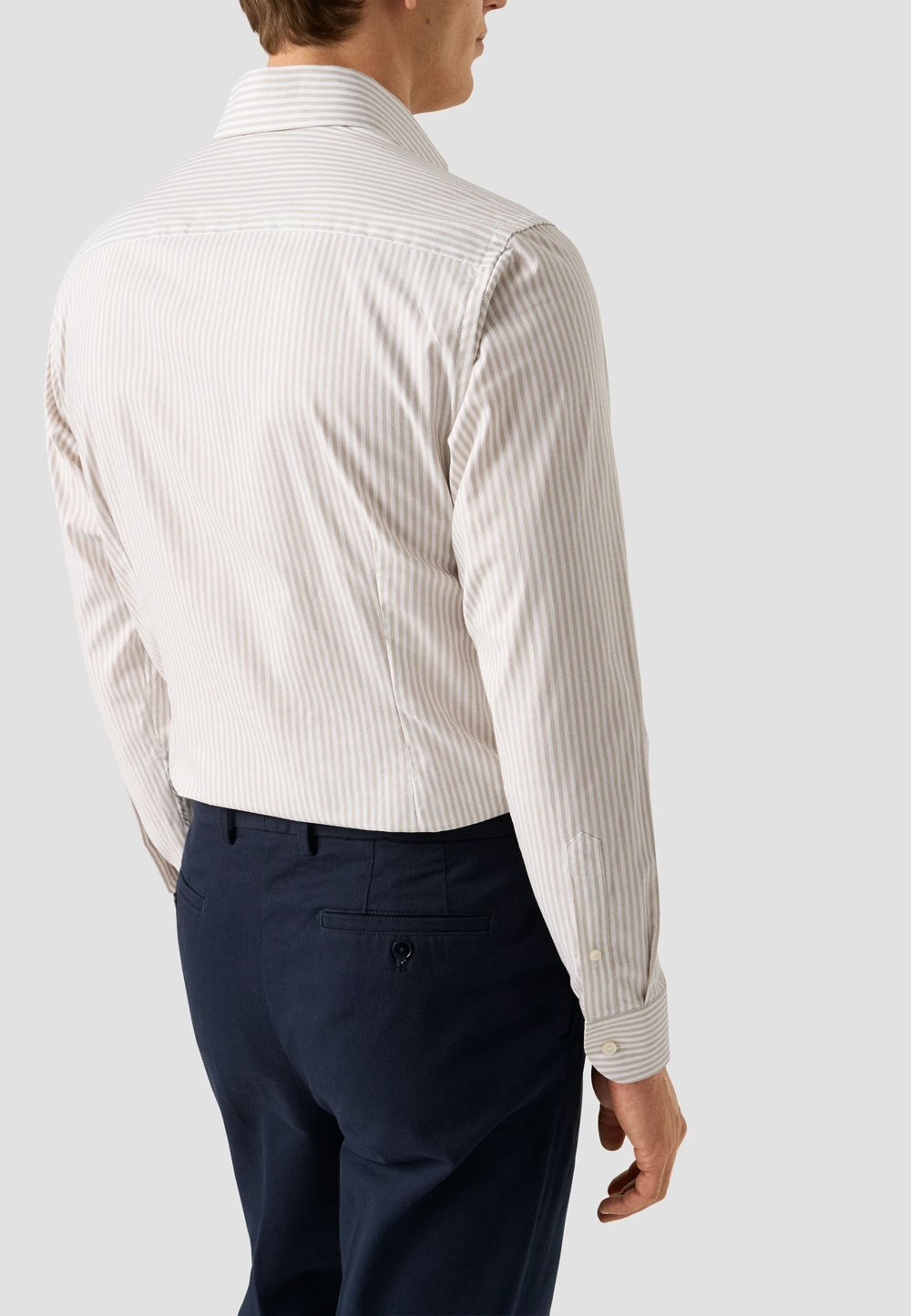 Randig Skjorta I Signature Oxford Contemporary Fit