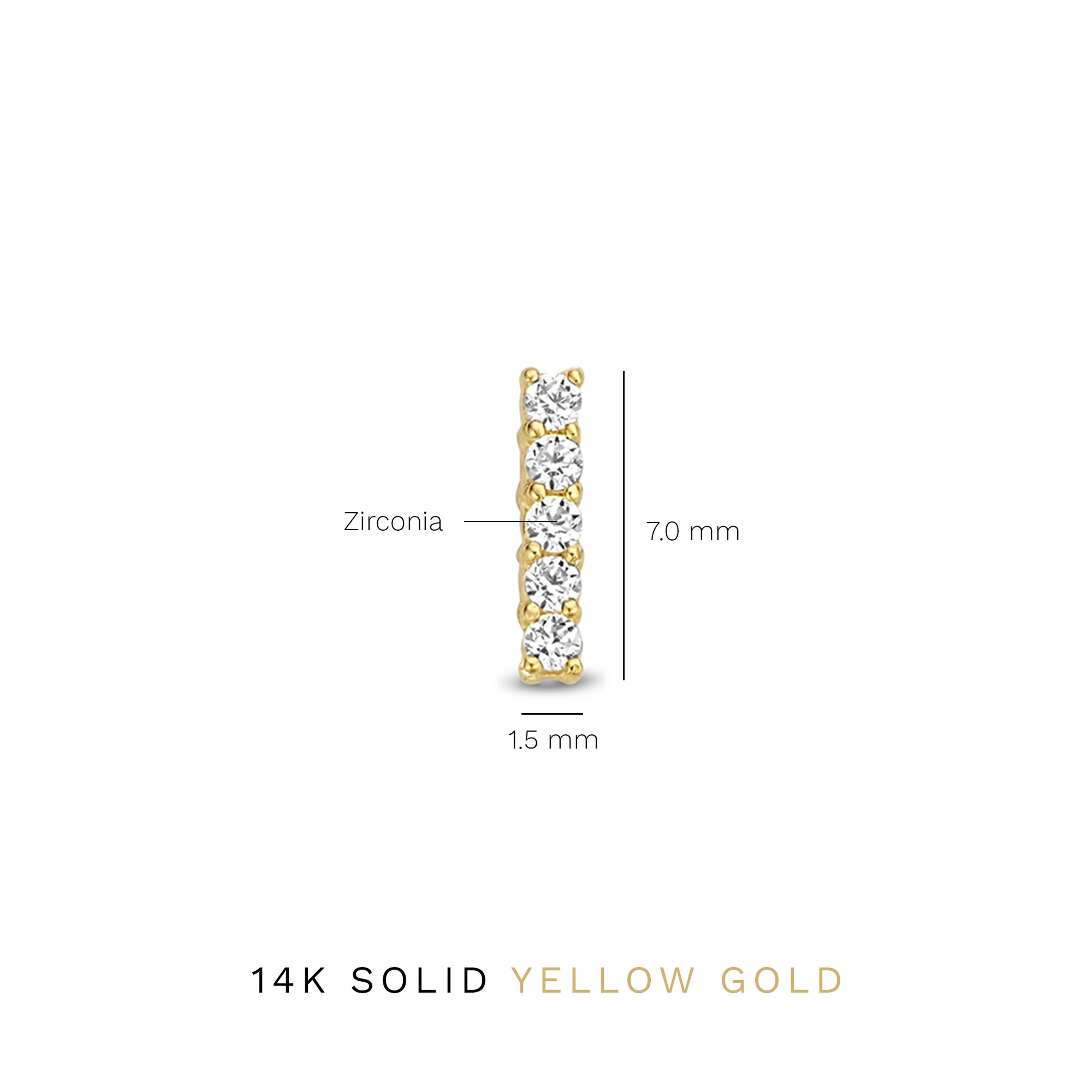 Isabel Bernard 14 Karat Gold Ear Stud