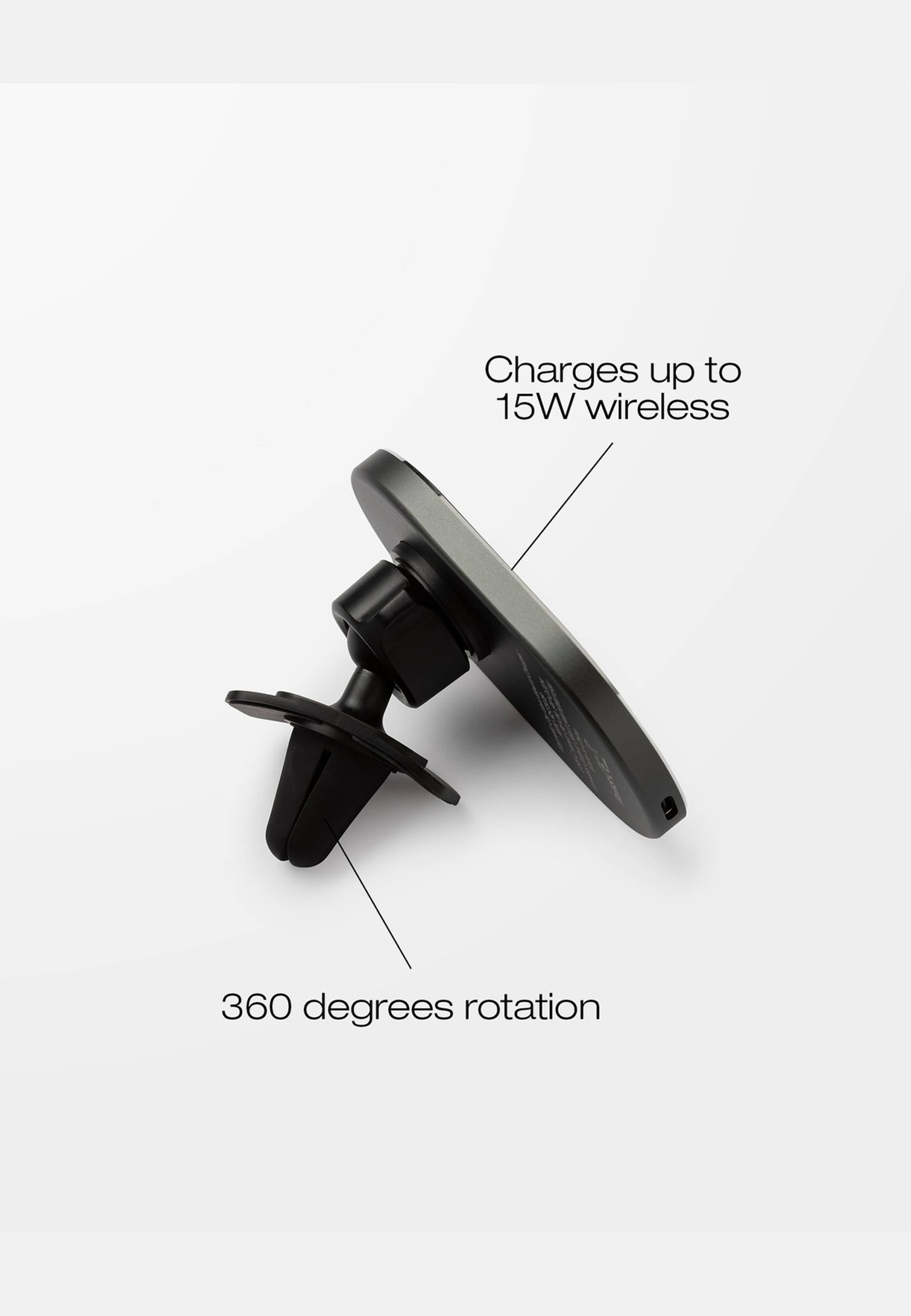 Magsafe Car Vent Mount Charger, från Ideal Of Sweden, i färgen black. Klicka för att öppna bilden i stort format