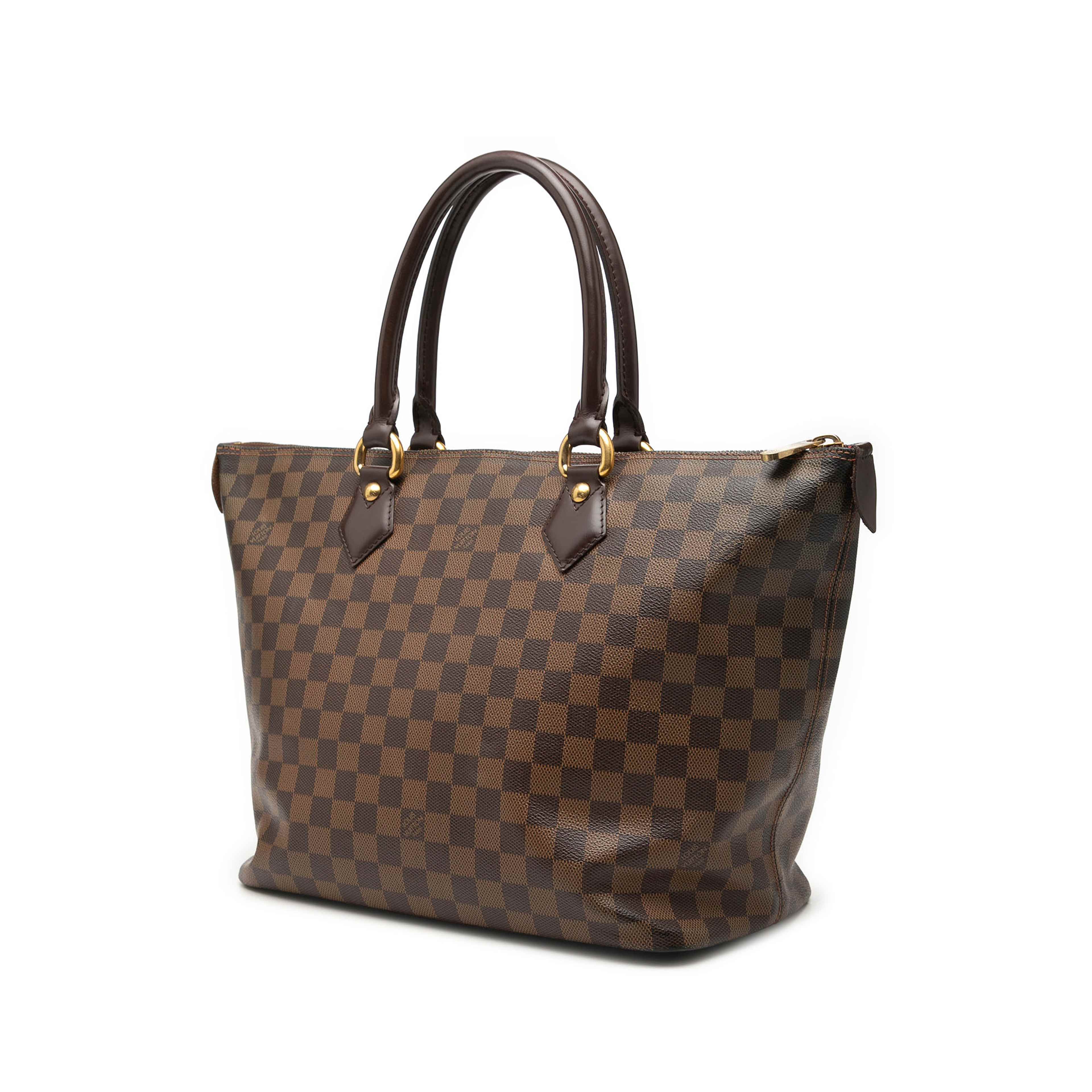 Louis Vuitton Damier Ebene Saleya Mm, från Luxclusif, i färgen brun. Klicka för att öppna bilden i stort format