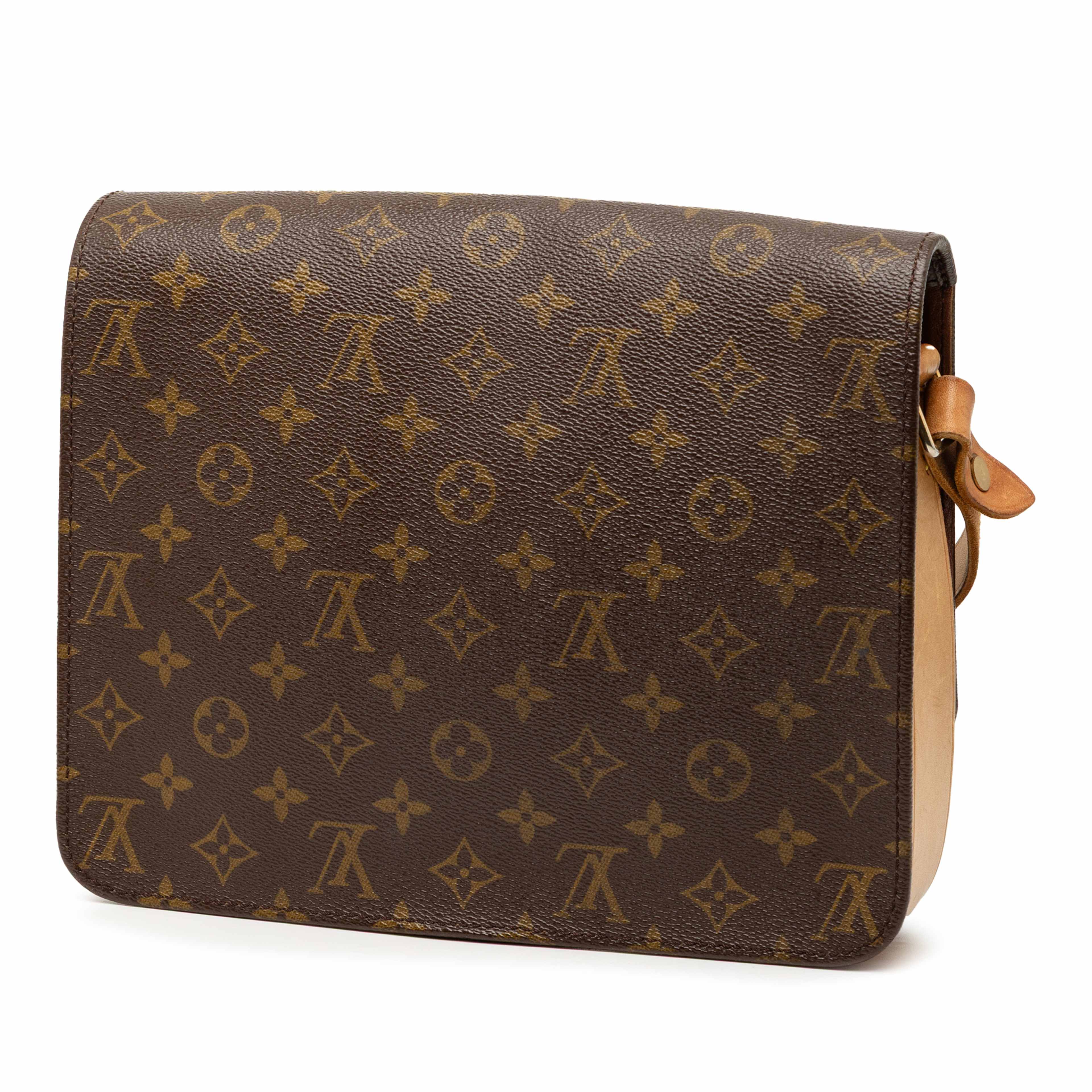 Louis Vuitton Monogram Cartouchiere Mm, från Luxclusif, i färgen brown. Klicka för att öppna bilden i stort format