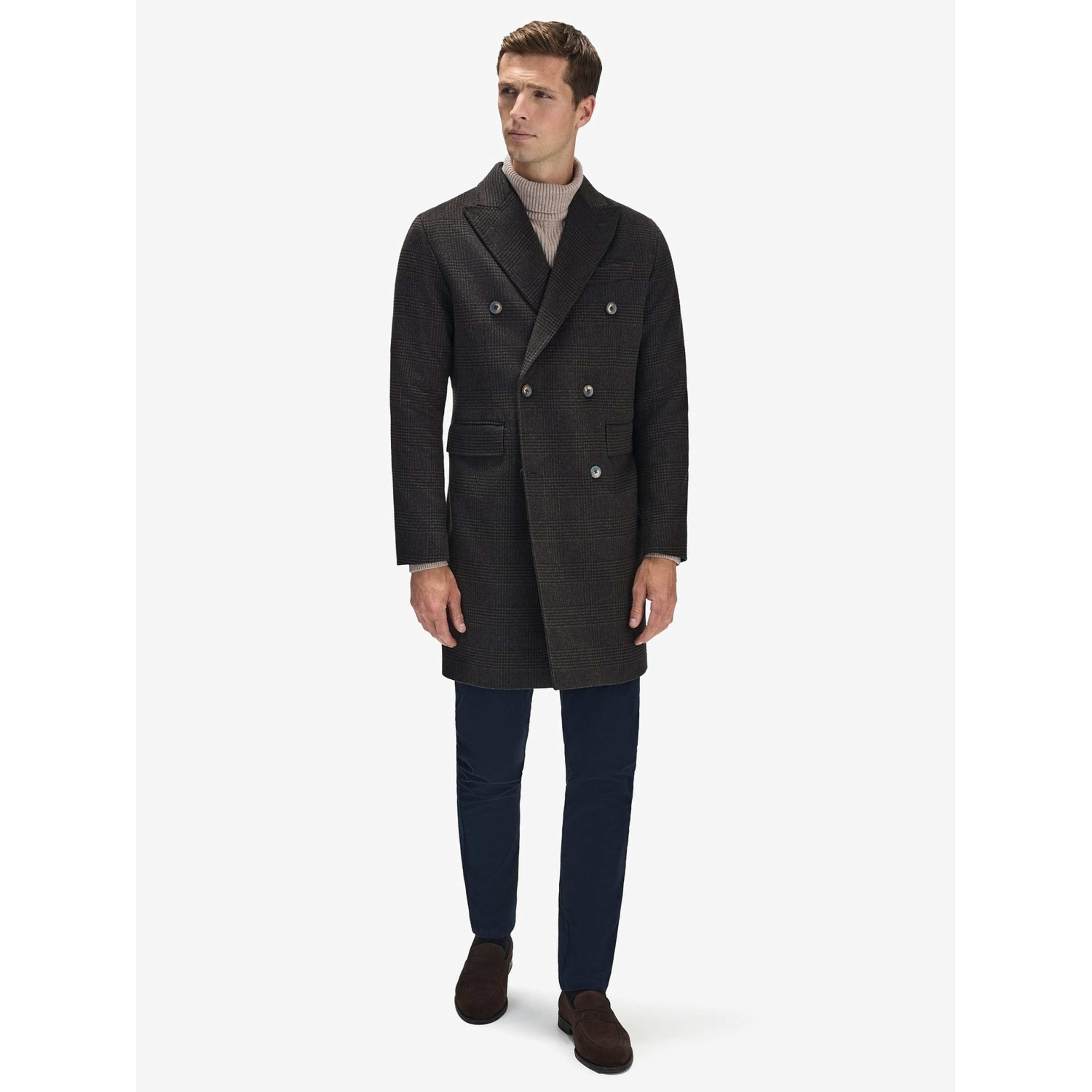 Cashmere Blended Double Breasted Coat