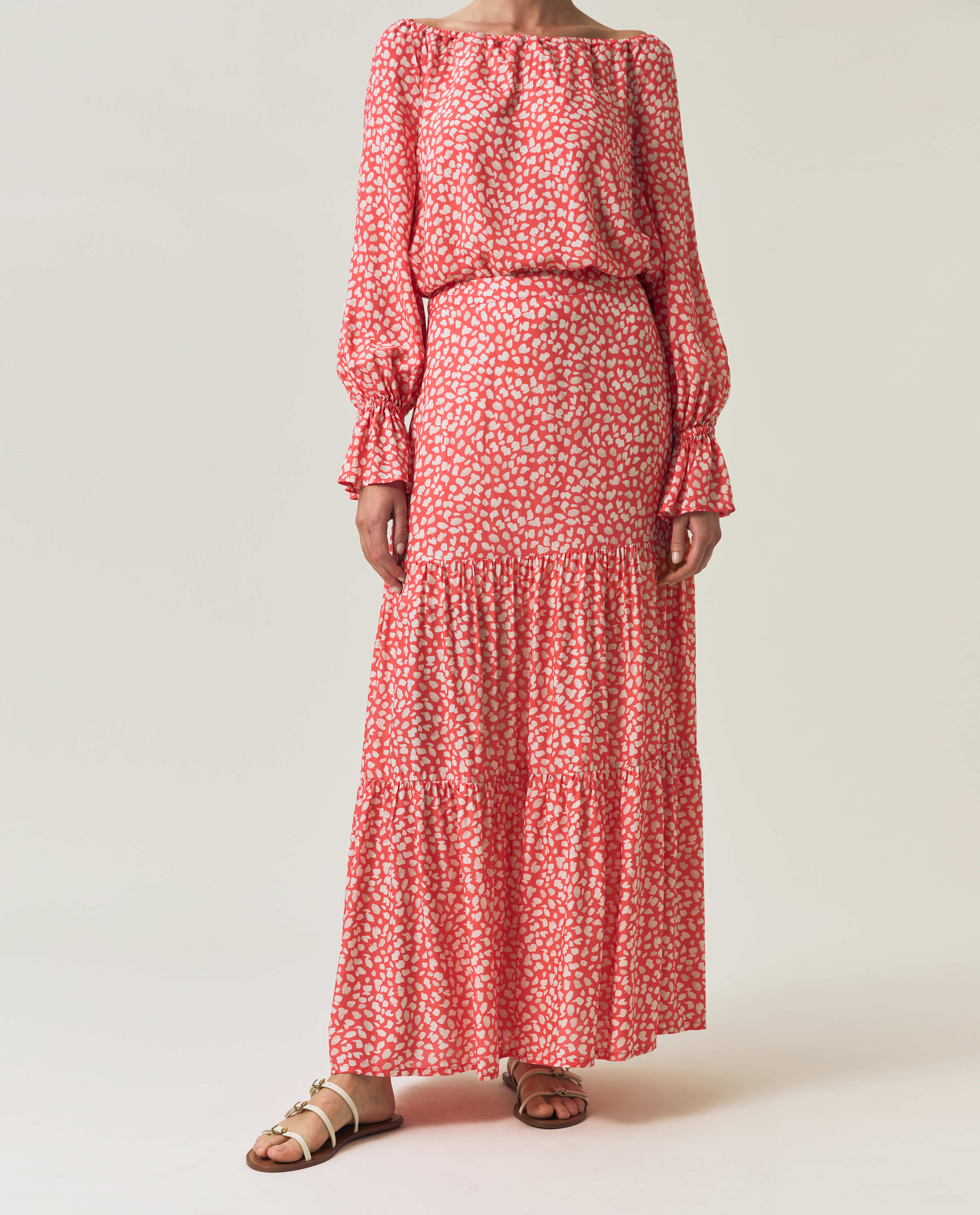 Printed Maxi Skirt