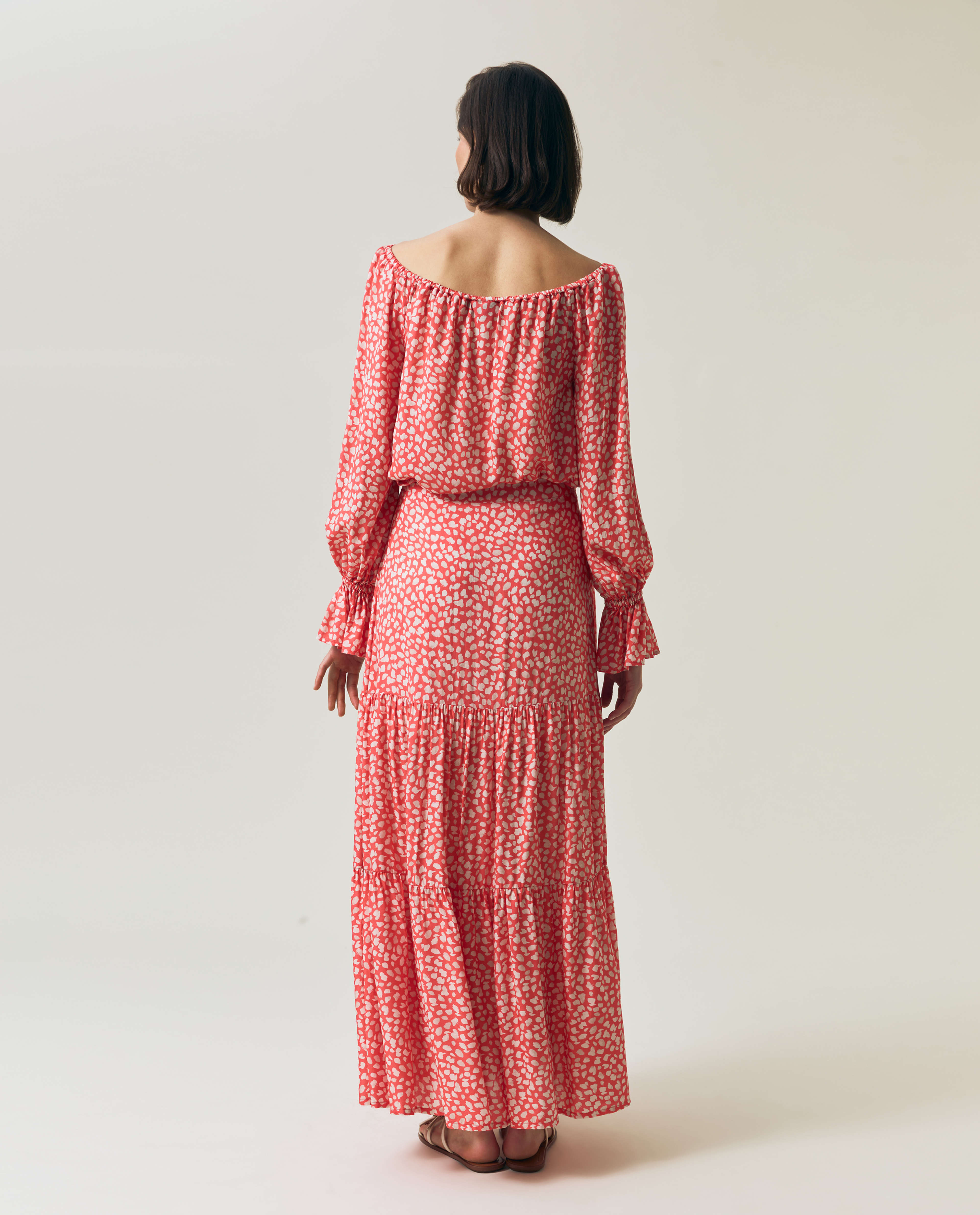Printed Maxi Skirt