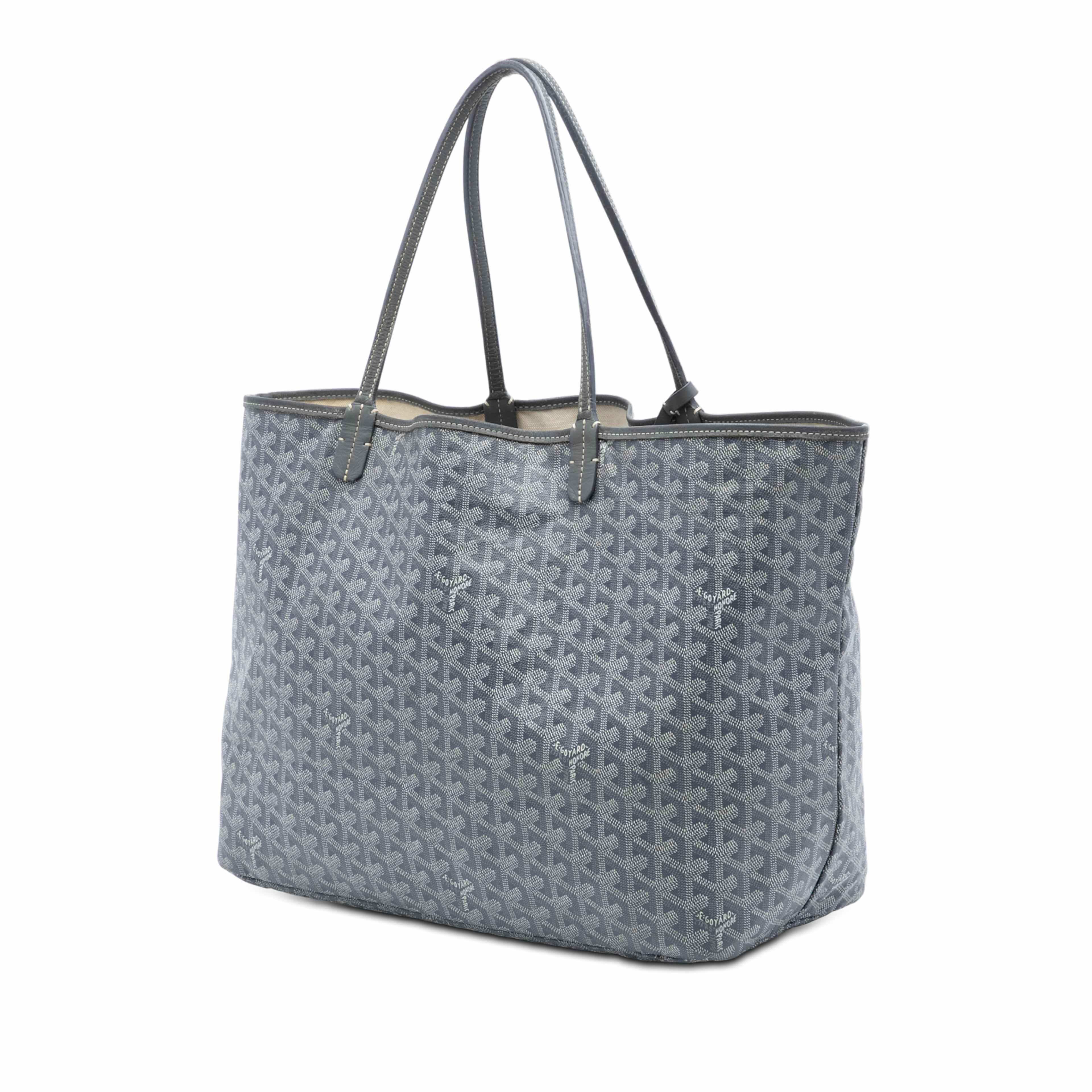 Goyard Goyardine Saint Louis Gm, från Luxclusif, i färgen grå. Klicka för att öppna bilden i stort format