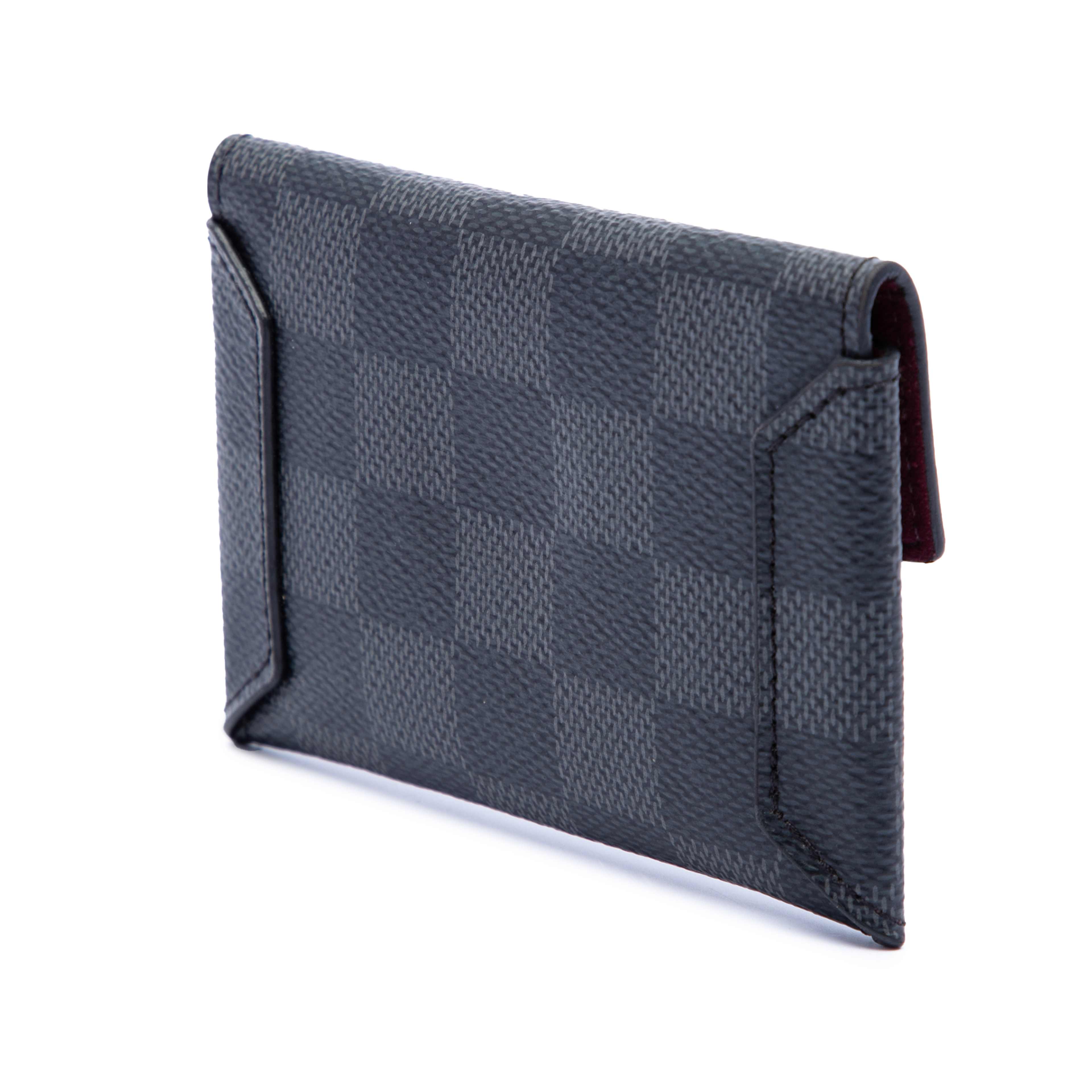Louis Vuitton Damier Graphite Compact Modulable Wallet, från Luxclusif, i färgen svart. Klicka för att öppna bilden i stort format