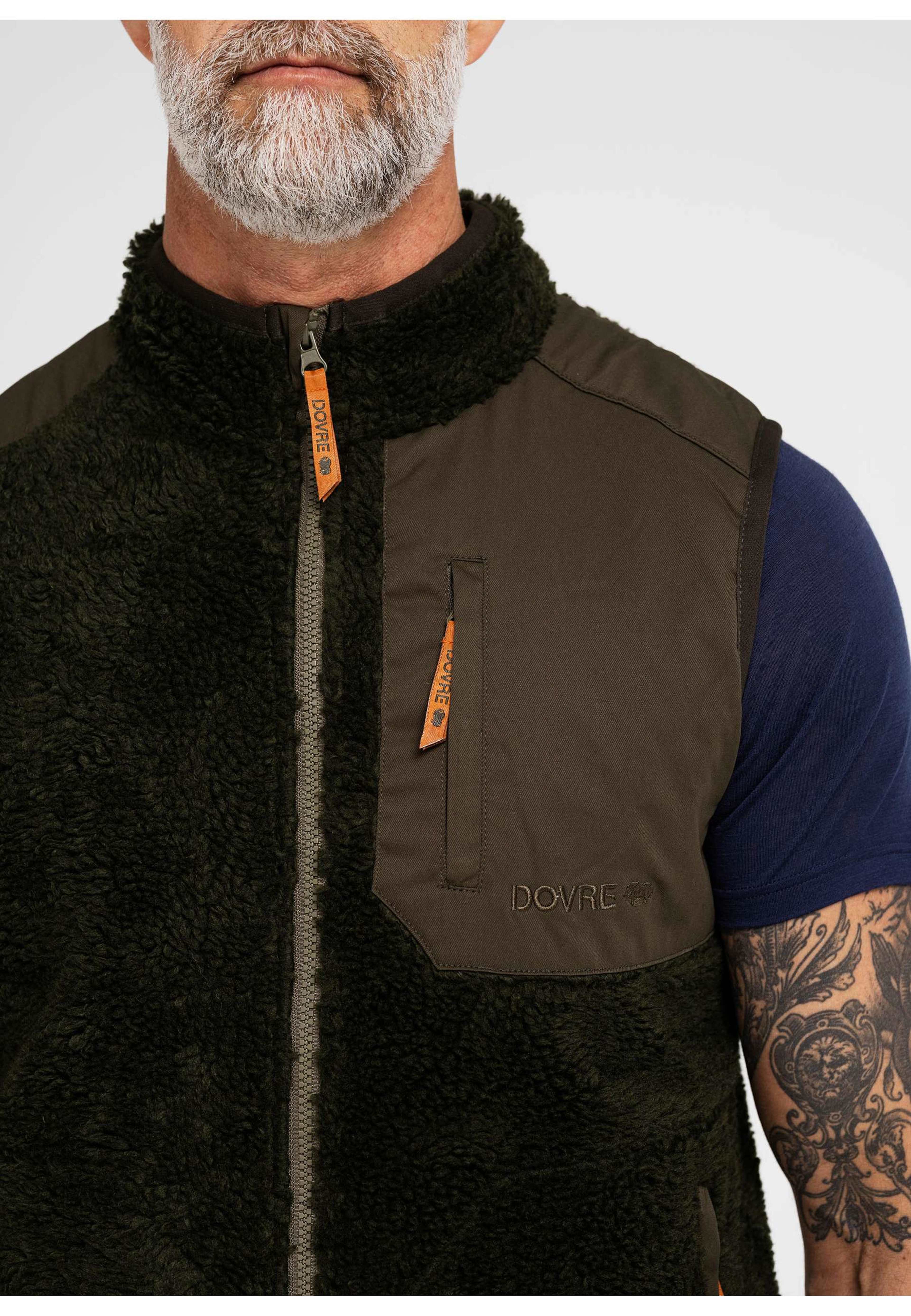 Teddy Fleece Väst | Polyester | Beige