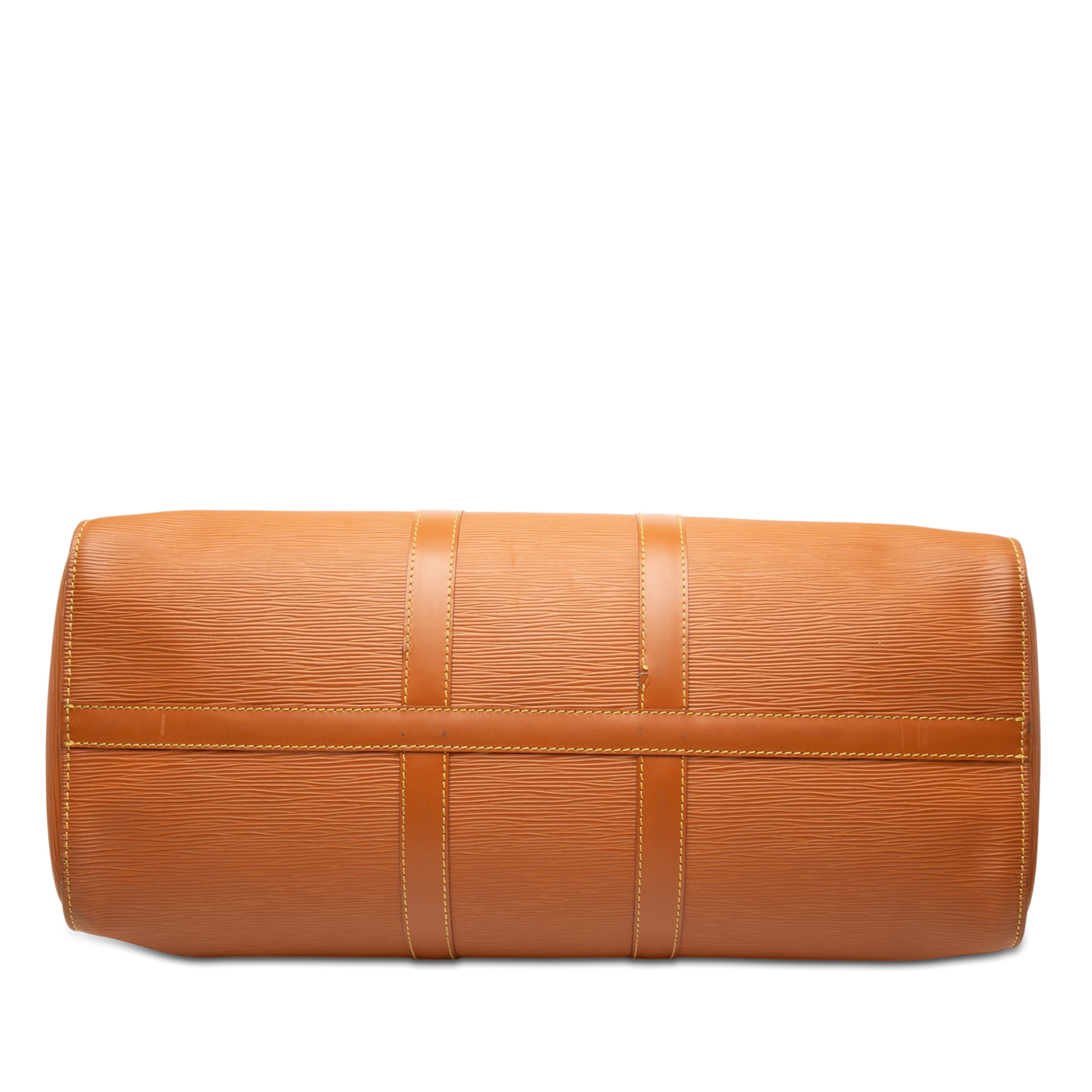 Louis Vuitton Epi Keepall 45, från Luxclusif, i färgen brown. Klicka för att öppna bilden i stort format