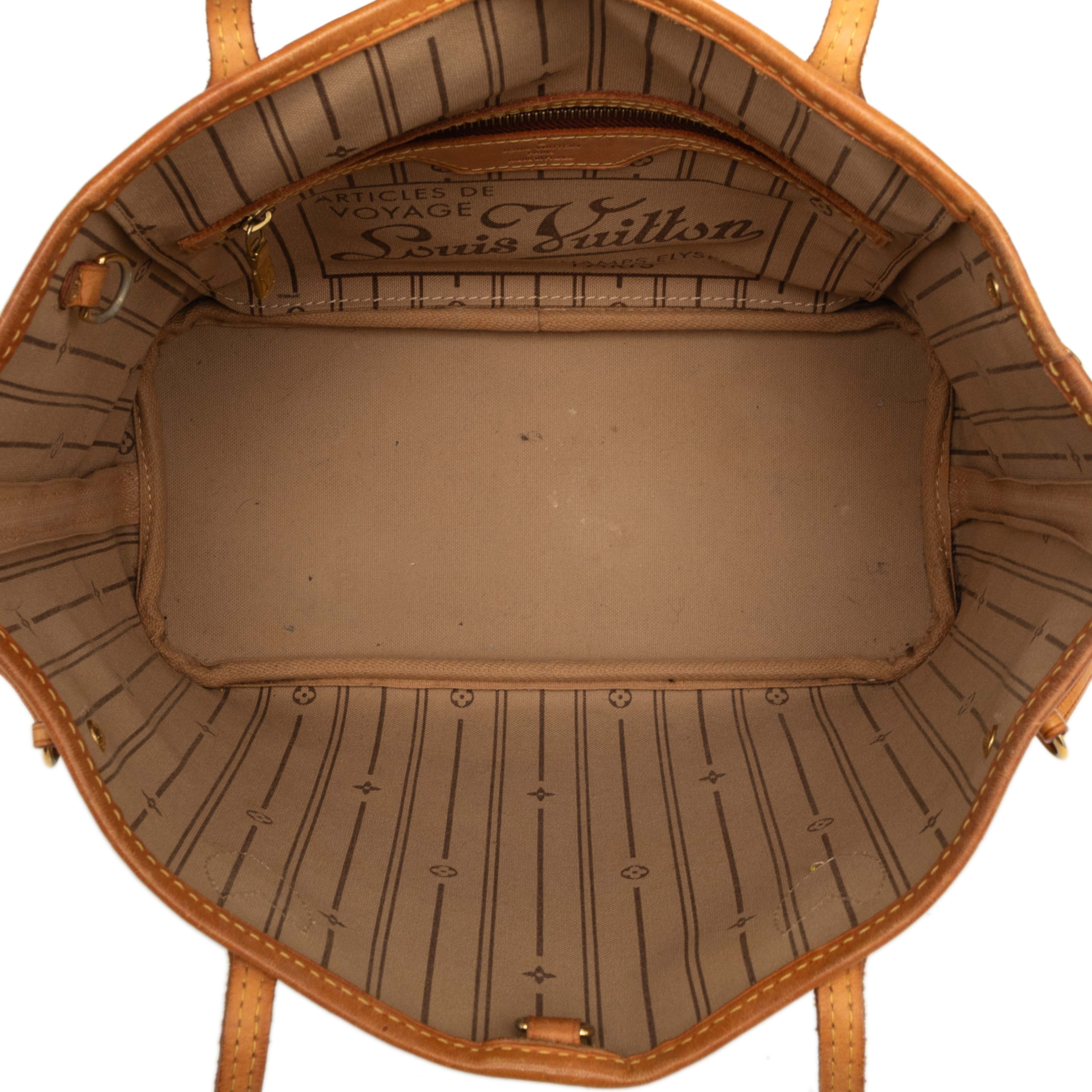 Louis Vuitton Monogram Neverfull Pm, från Luxclusif, i färgen brun. Klicka för att öppna bilden i stort format