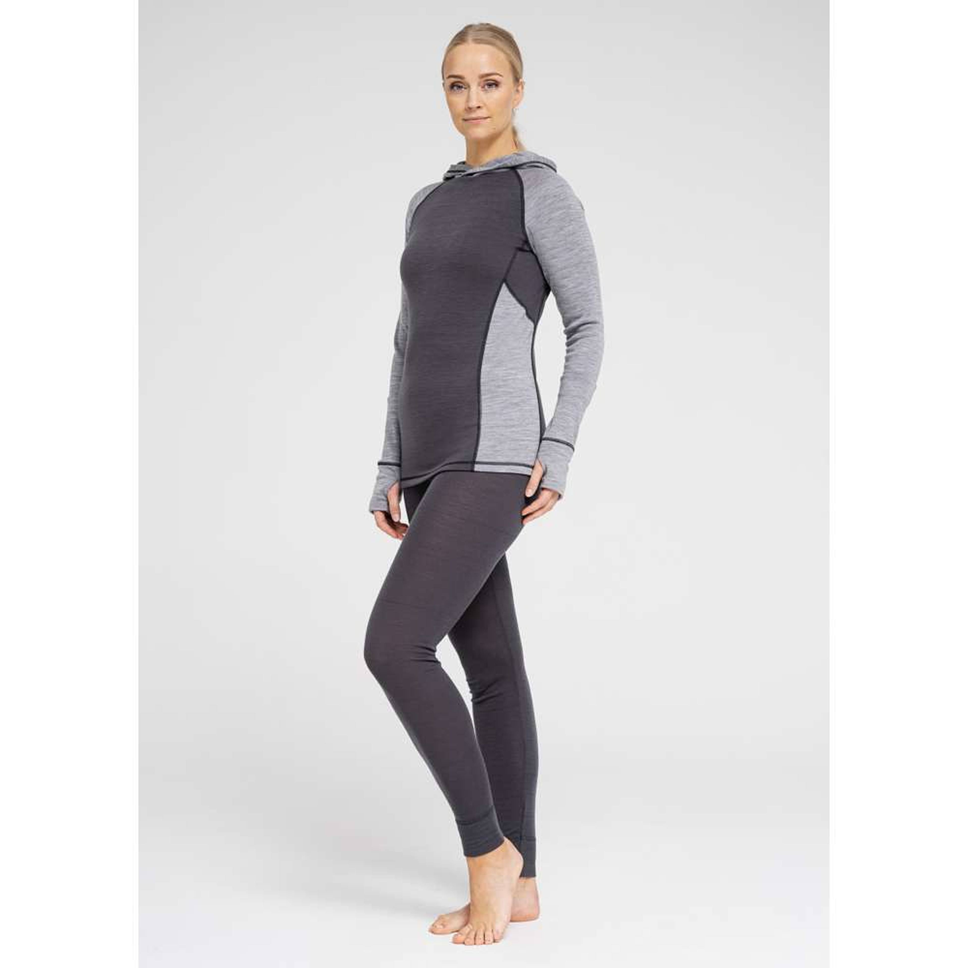100 % Merinoull, Leggings, Grå