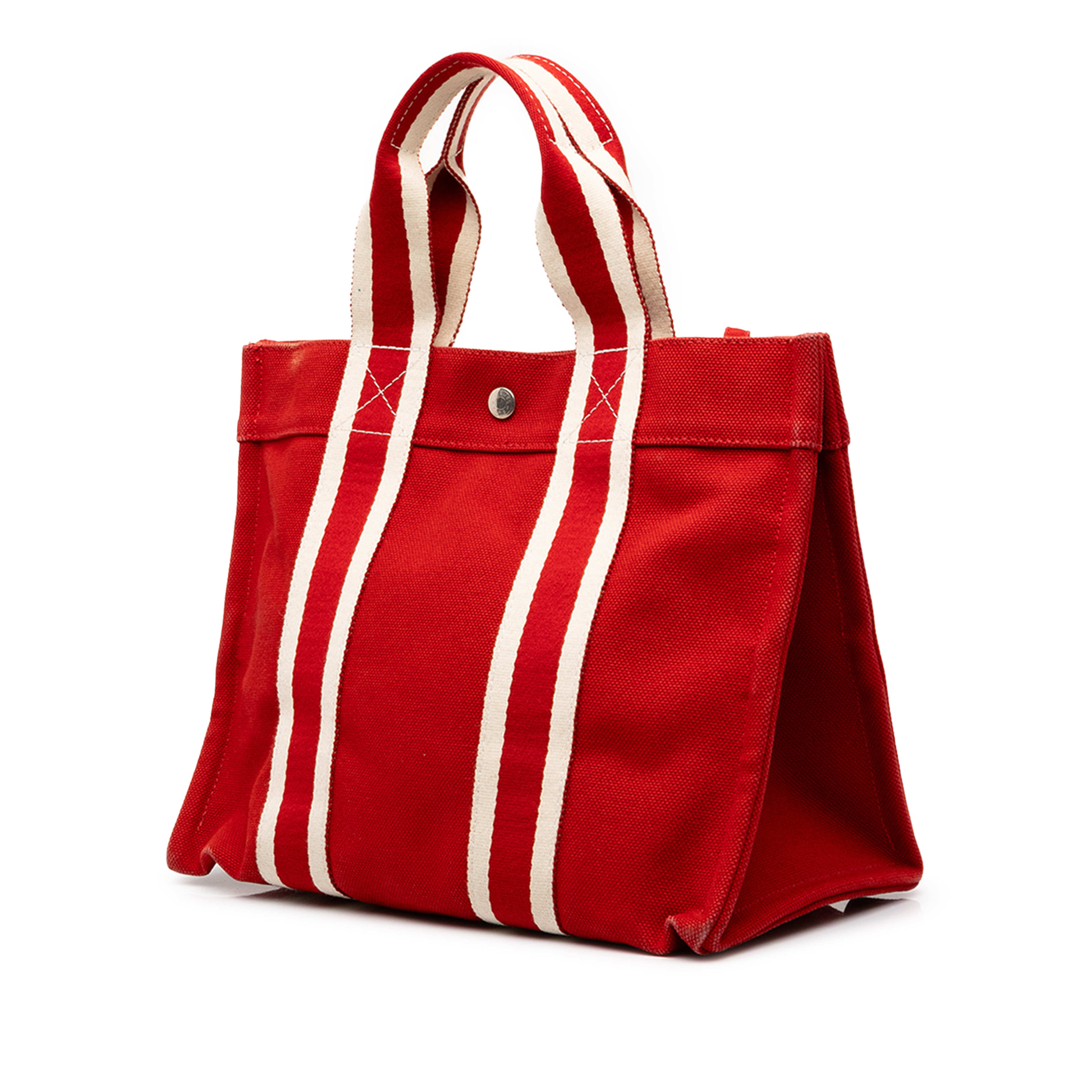 Hermès Canvas Fourre Tout Pm, från Luxclusif, i färgen vit. Klicka för att öppna bilden i stort format