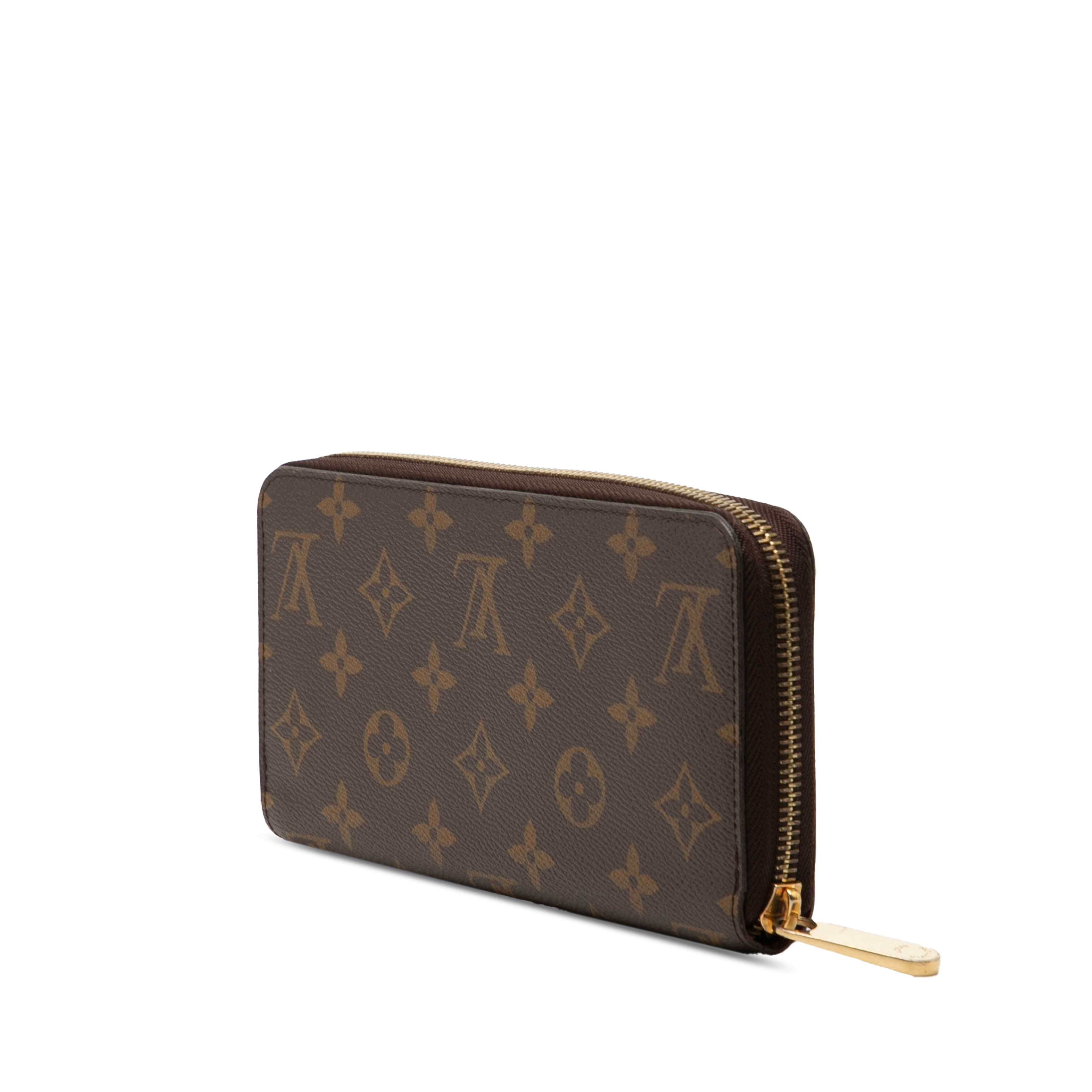 Louis Vuitton Monogram Zippy Long Wallet, från Luxclusif, i färgen brun. Klicka för att öppna bilden i stort format