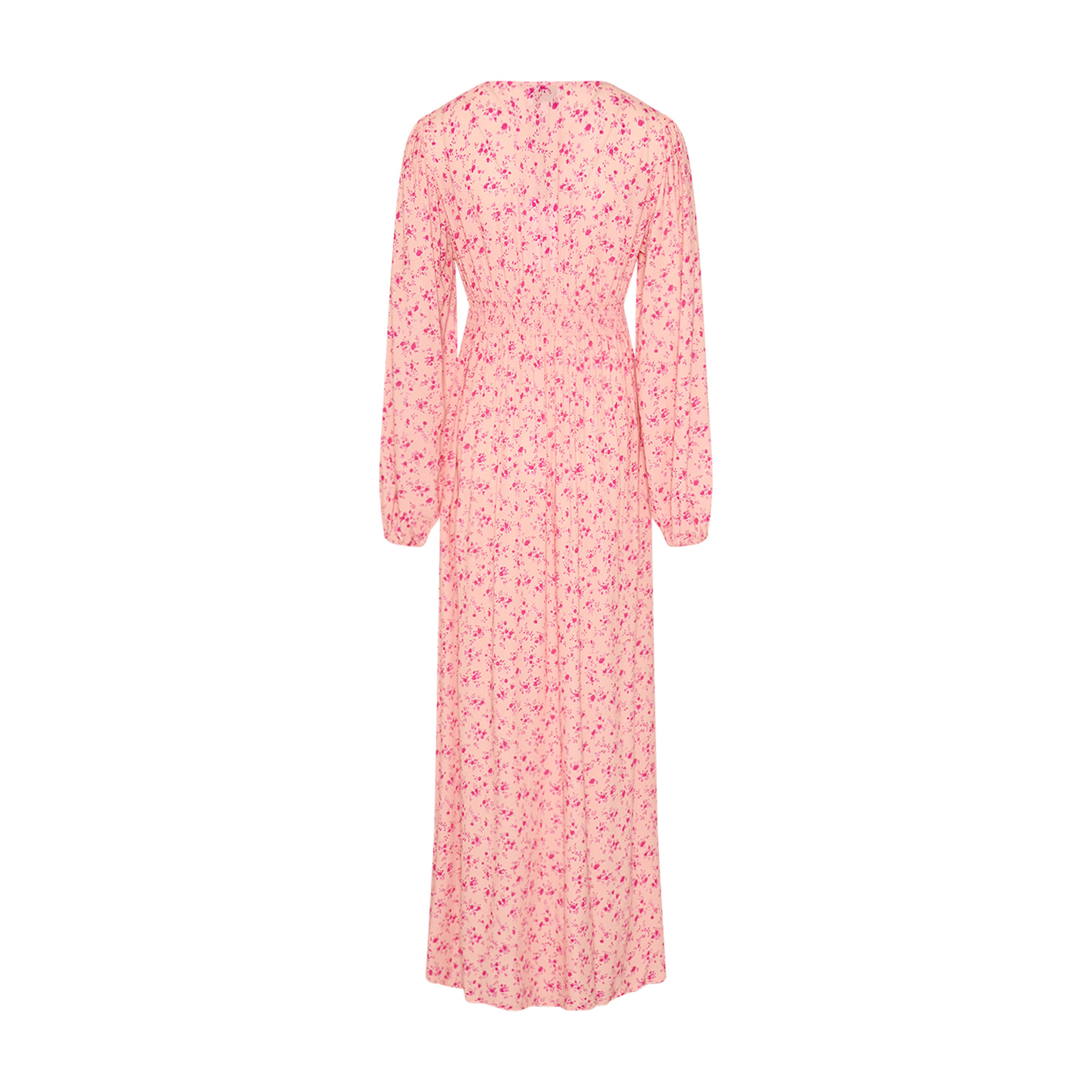 Lilith Maxi Dress - Cheryl Pink Print