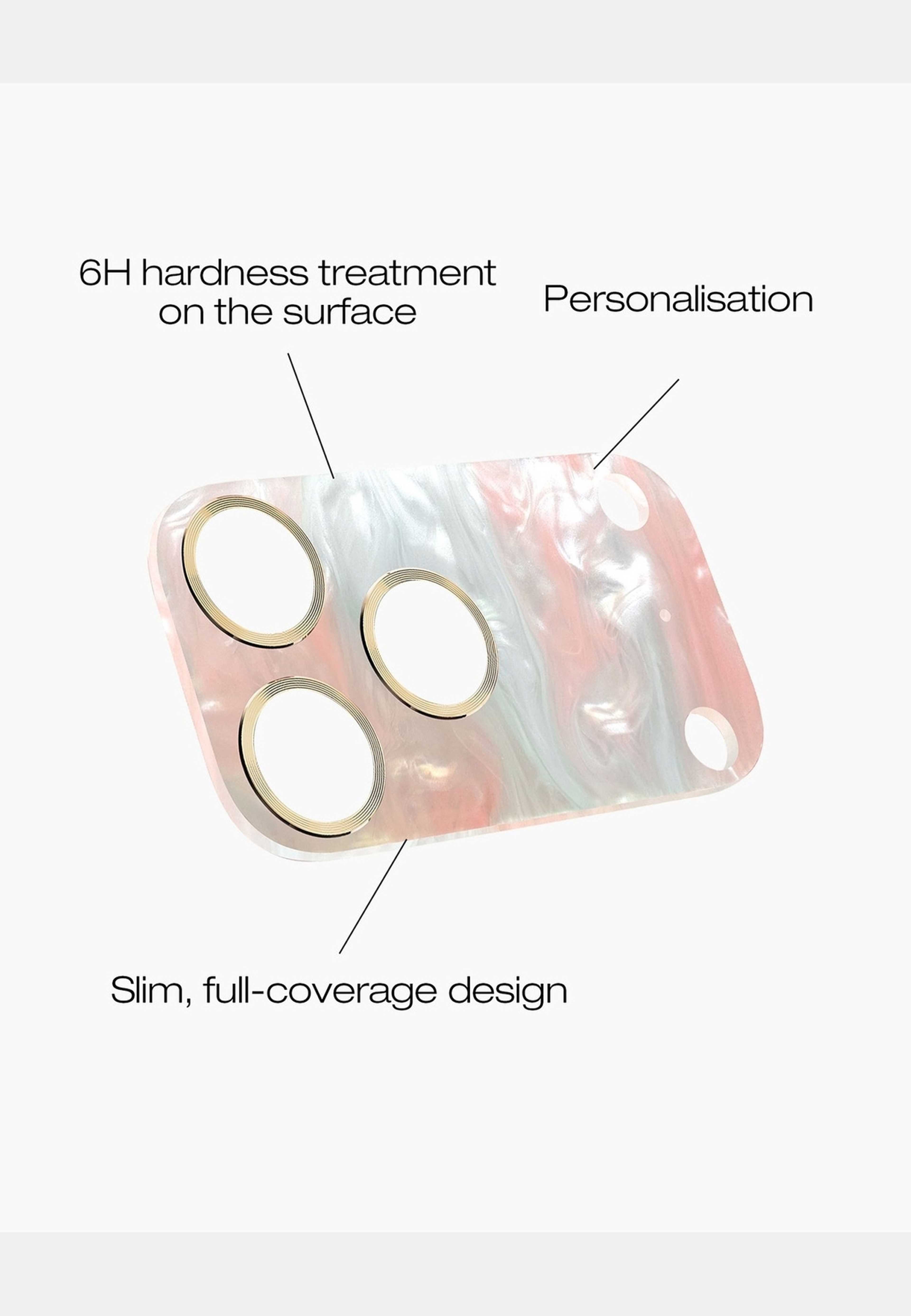 Camera Lens Protector 3d Iphone Marble Light Pink, från Ideal Of Sweden, i färgen pink. Klicka för att öppna bilden i stort format