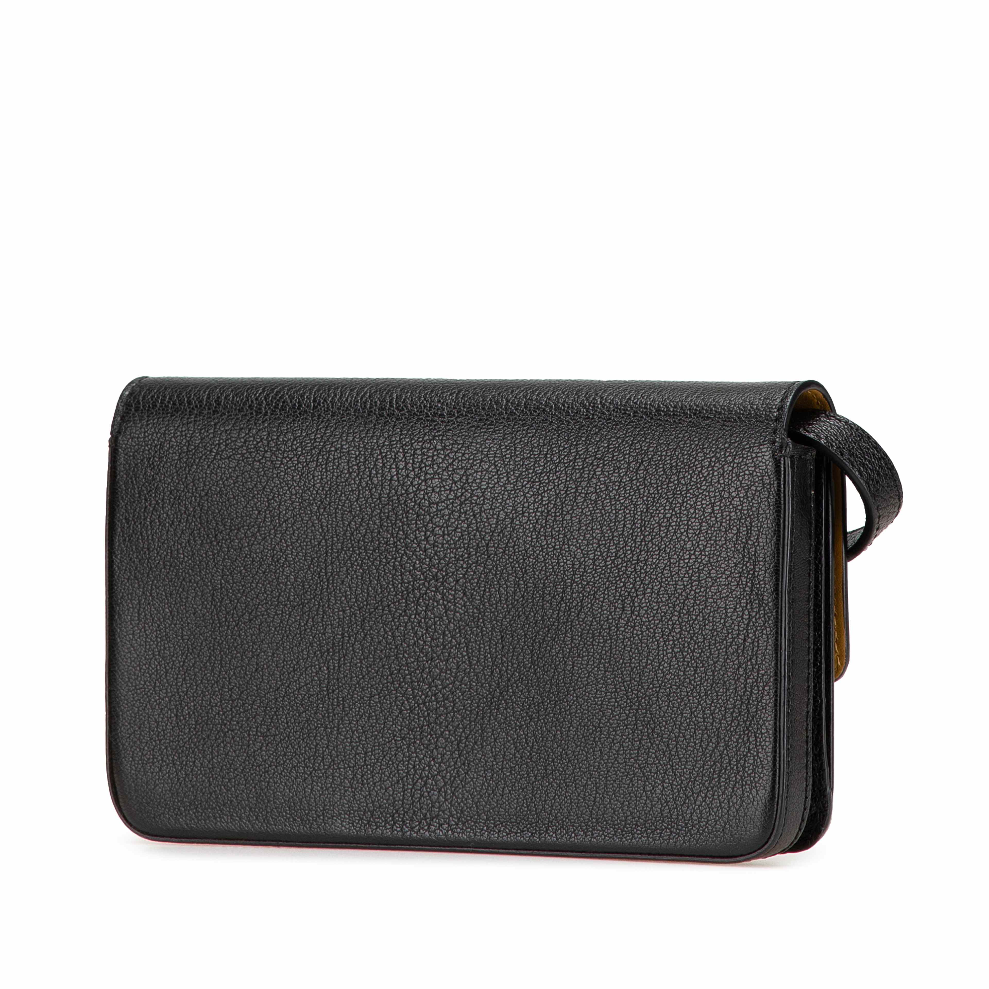 Burberry Leather Hayes D Ring Crossbody