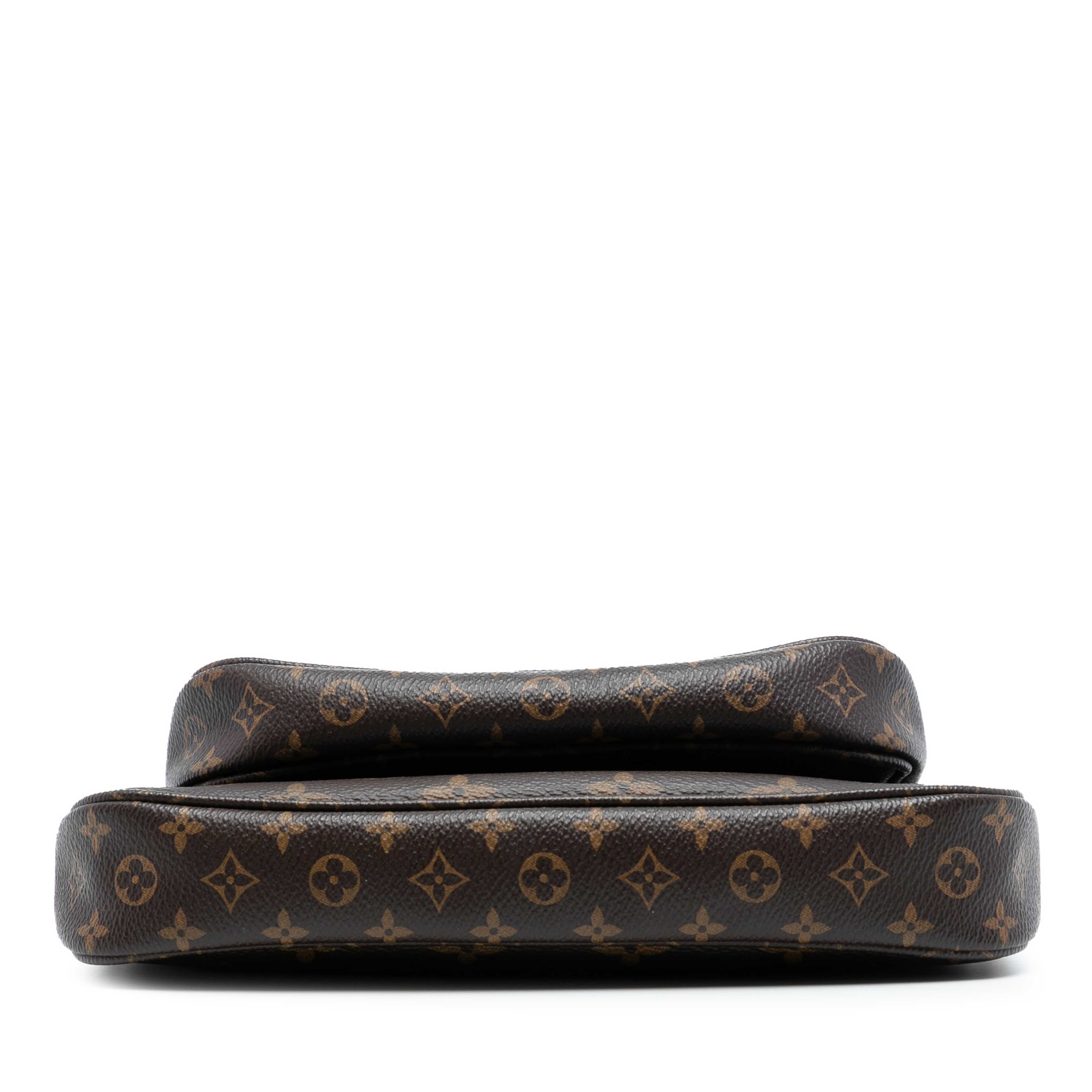 Louis Vuitton Monogram Multi Pochette Accessoires, från Luxclusif, i färgen brown. Klicka för att öppna bilden i stort format