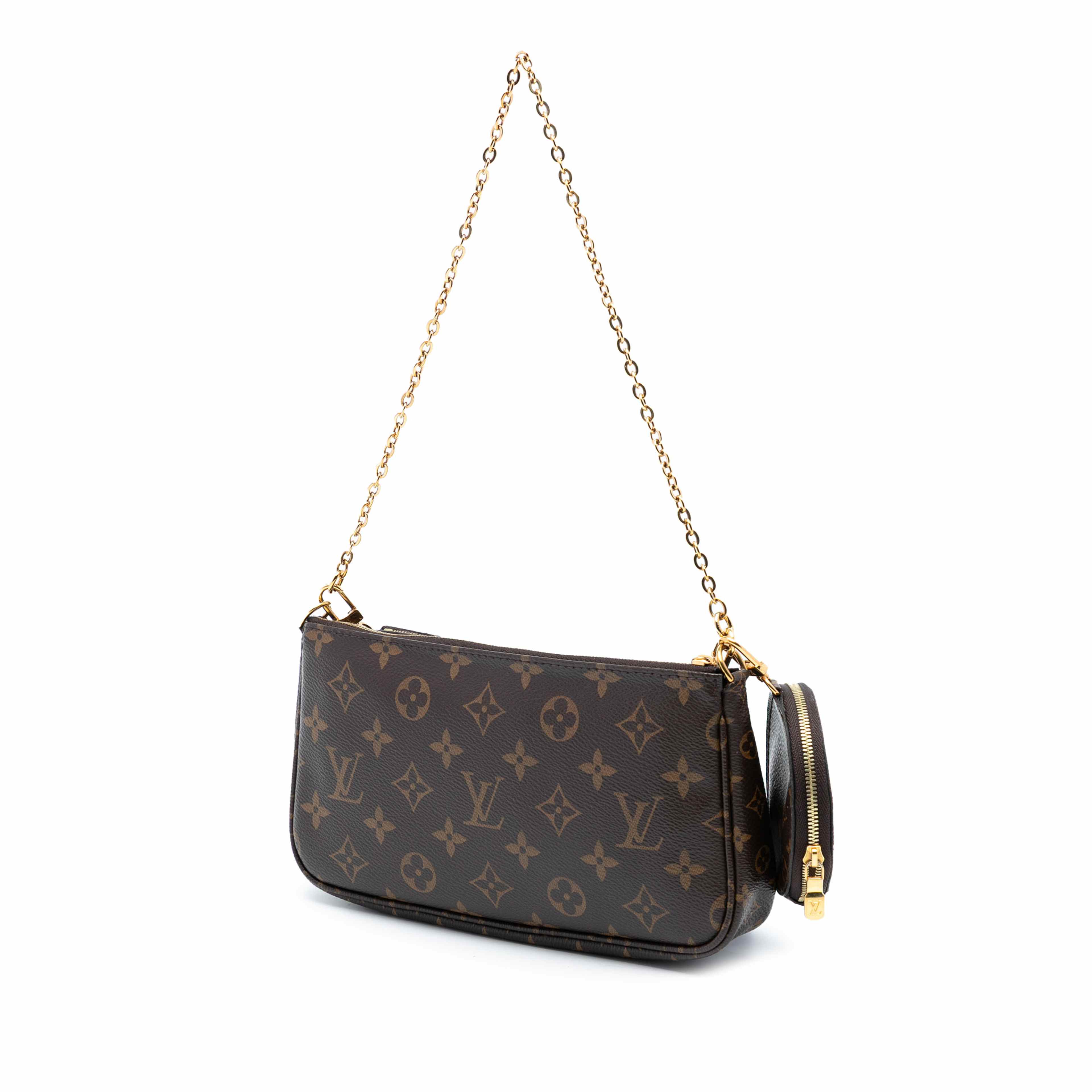 Louis Vuitton Monogram Multi Pochette Accessoires, från Luxclusif, i färgen brown. Klicka för att öppna bilden i stort format