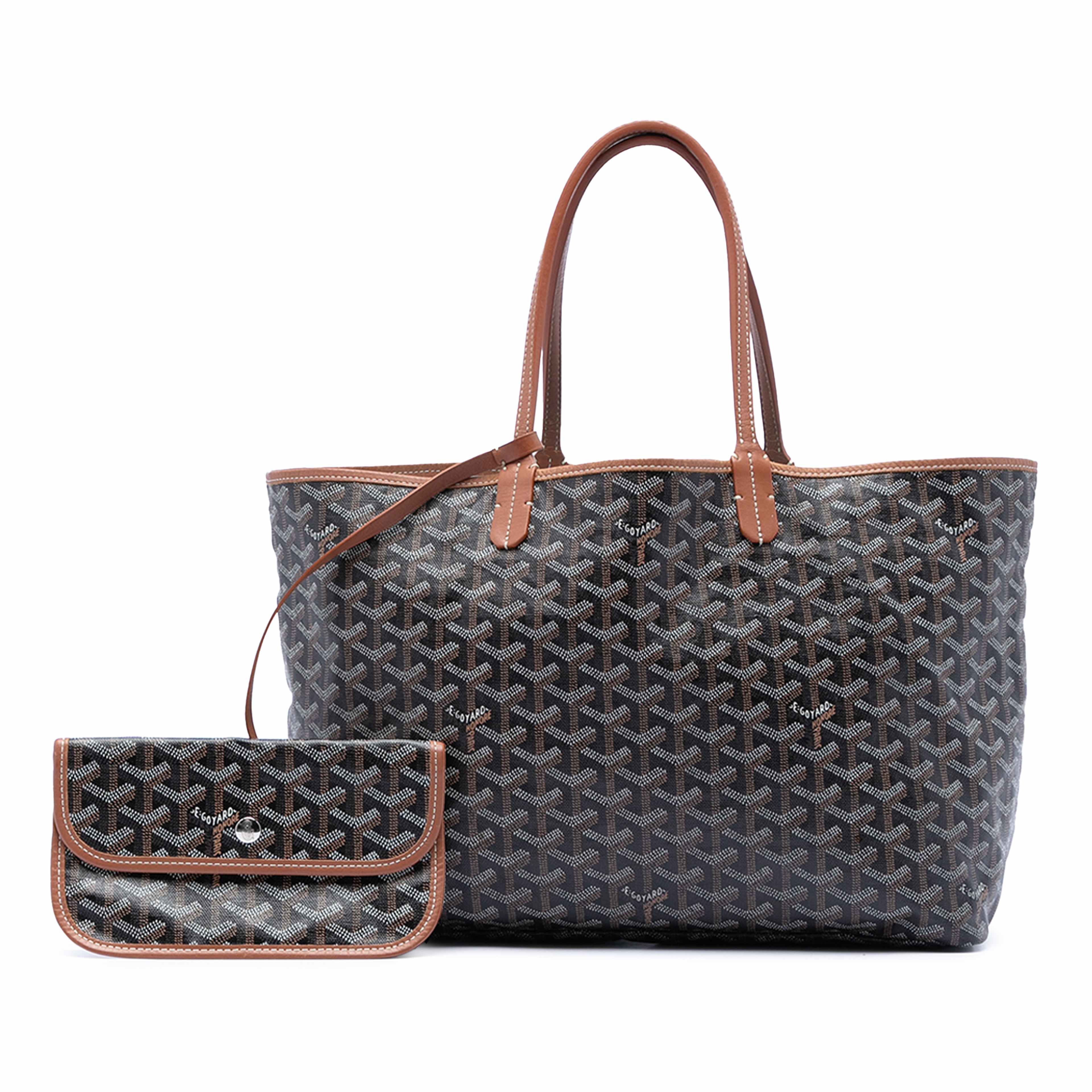 Goyard Goyardine Saint Louis Pm, från Luxclusif, i färgen svart. Klicka för att öppna bilden i stort format
