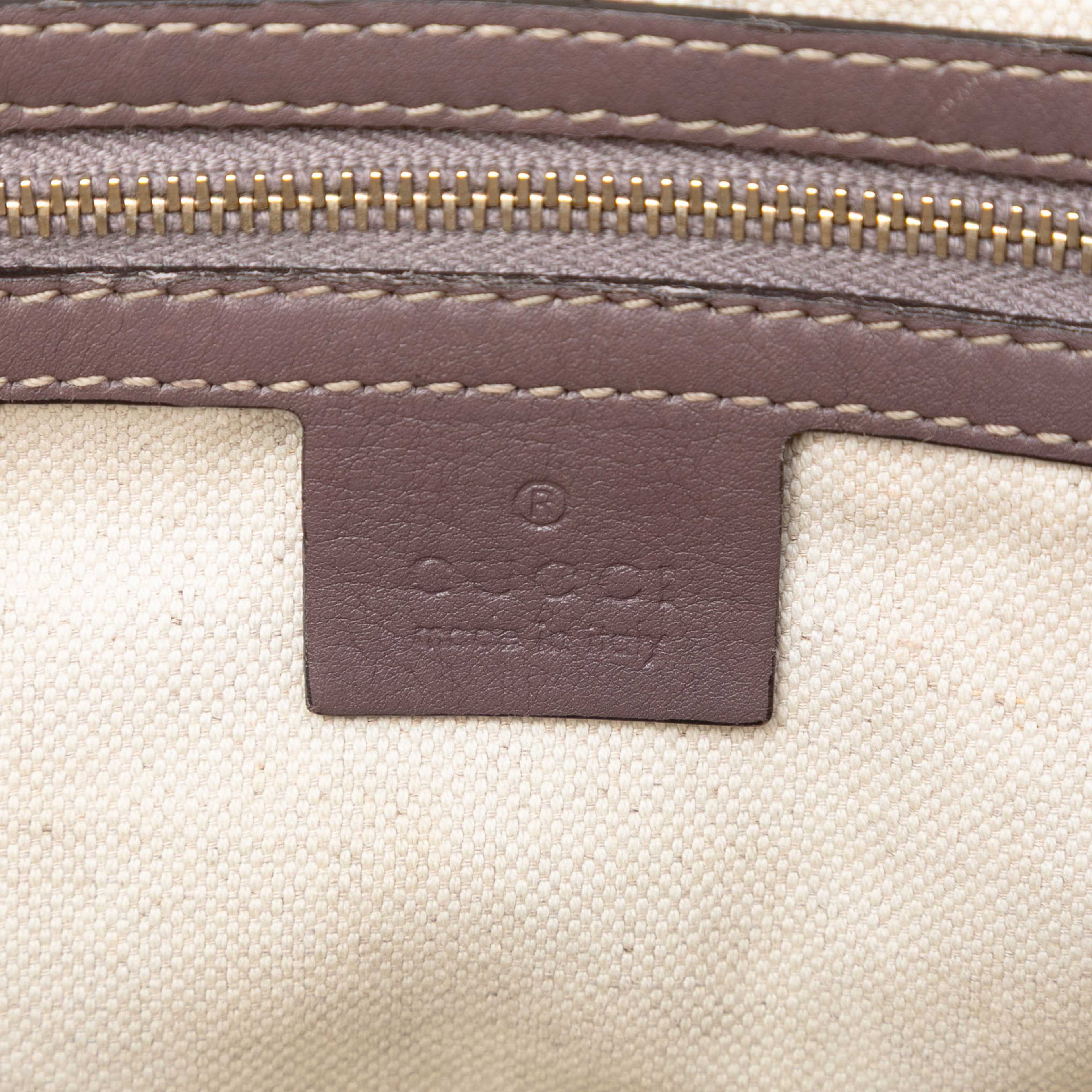 Gucci Guccissima Mayfair Tote, från Luxclusif, i färgen purple. Klicka för att öppna bilden i stort format