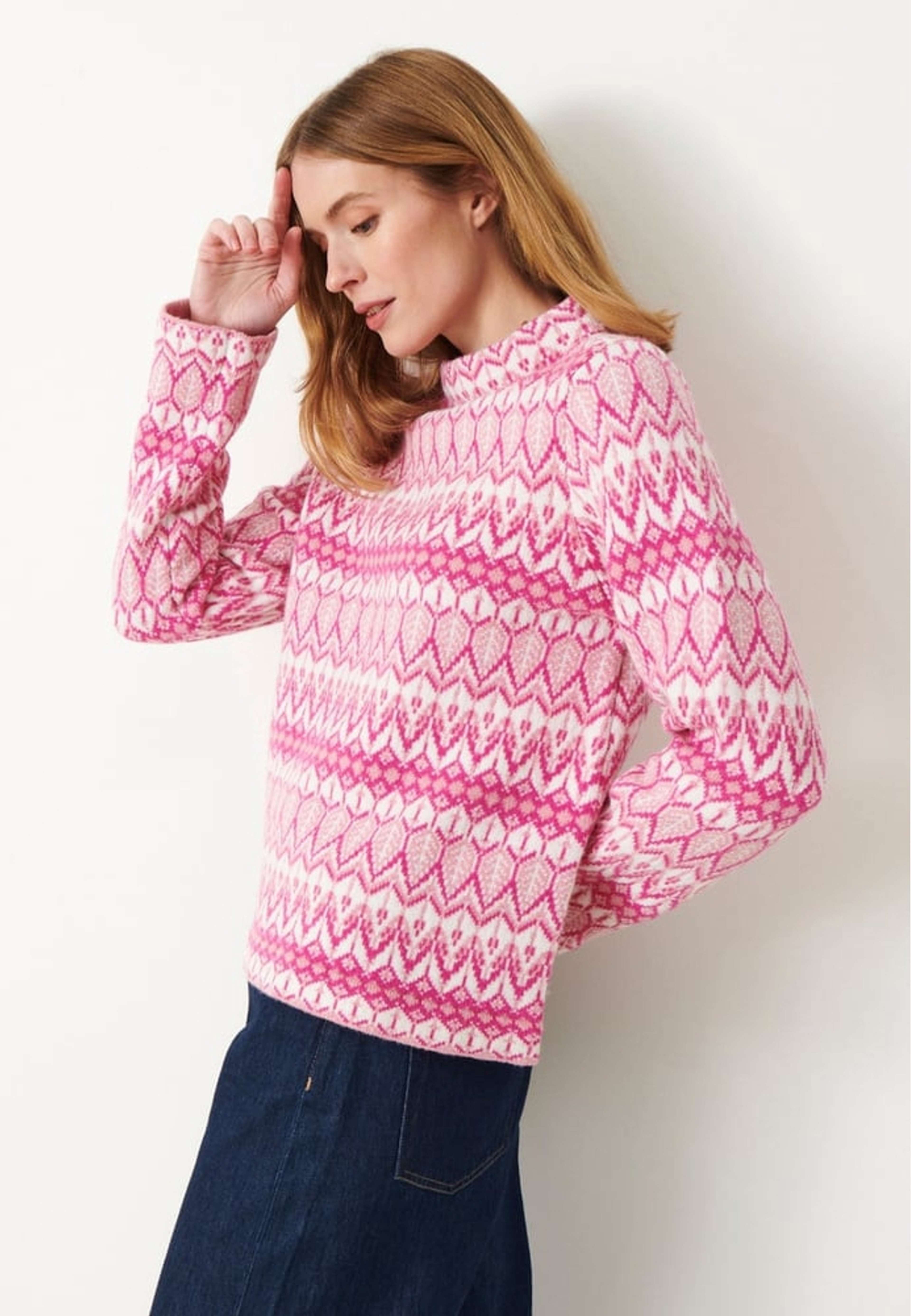 Rosalinda Jumper, från Jumperfabriken, i färgen pink. Klicka för att öppna bilden i stort format