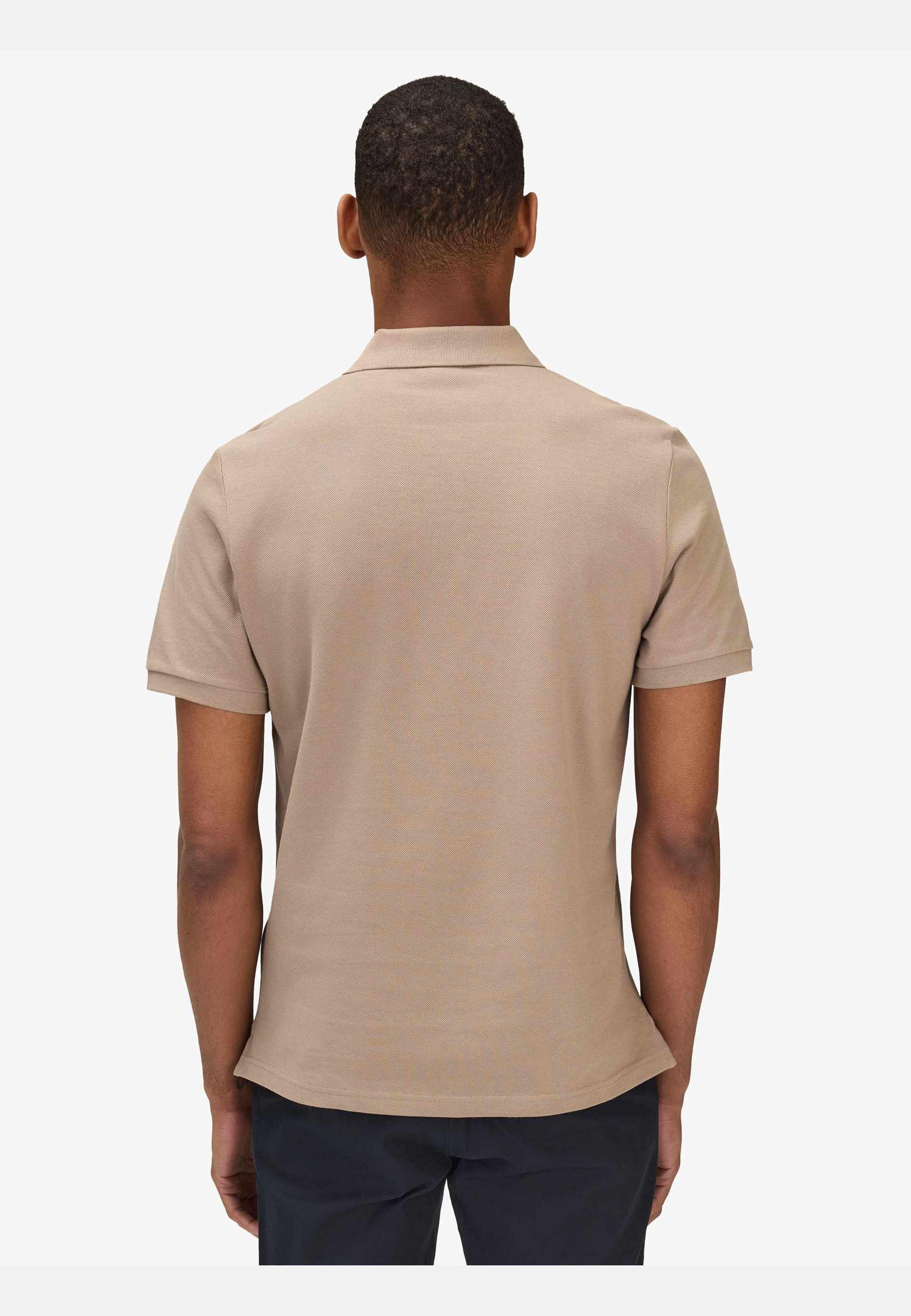 Cotton S/s Jersey Polo Piké (ola), från John Henric, i färgen mid brown. Klicka för att öppna bilden i stort format