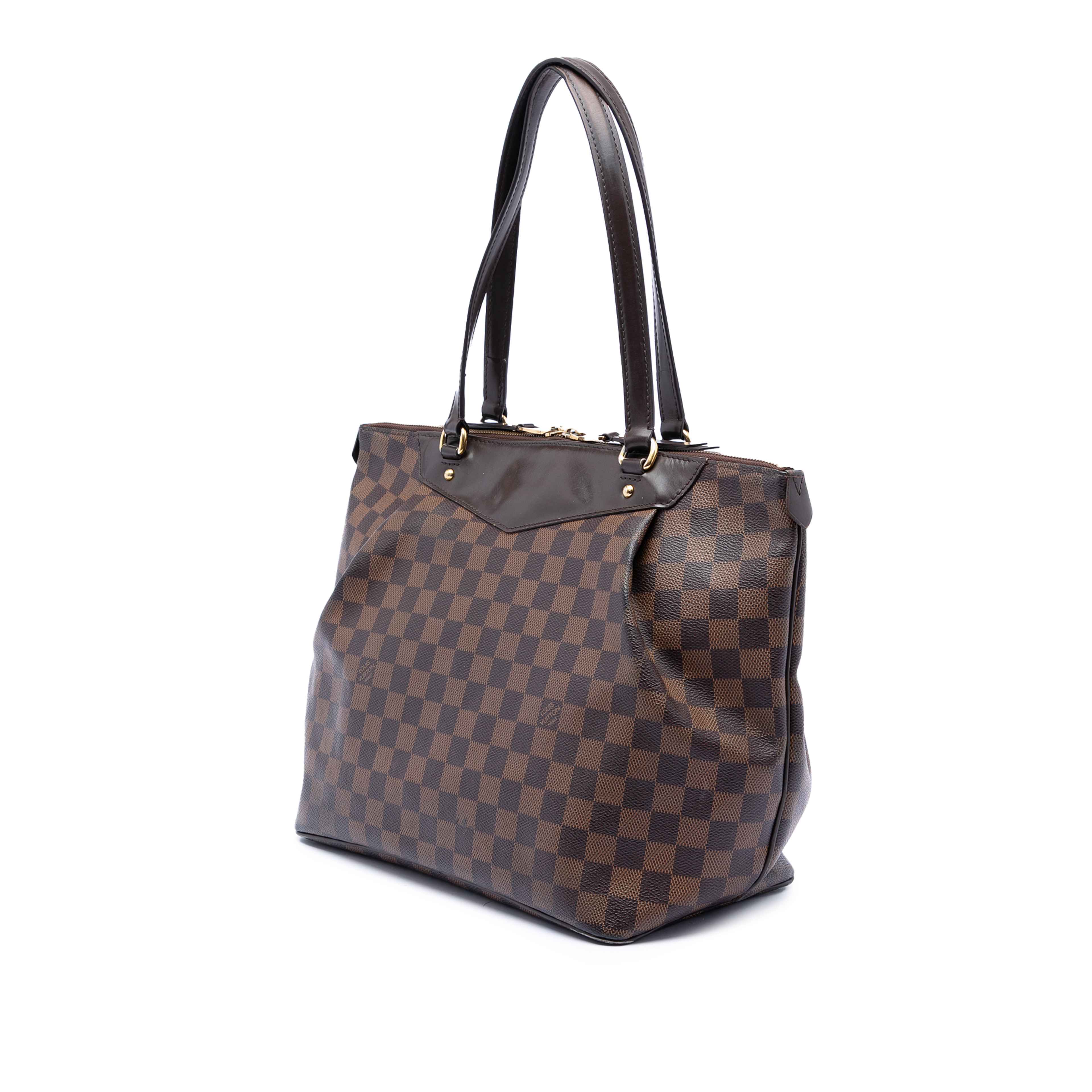Louis Vuitton Damier Ebene Westminster Gm, från Luxclusif, i färgen brown. Klicka för att öppna bilden i stort format