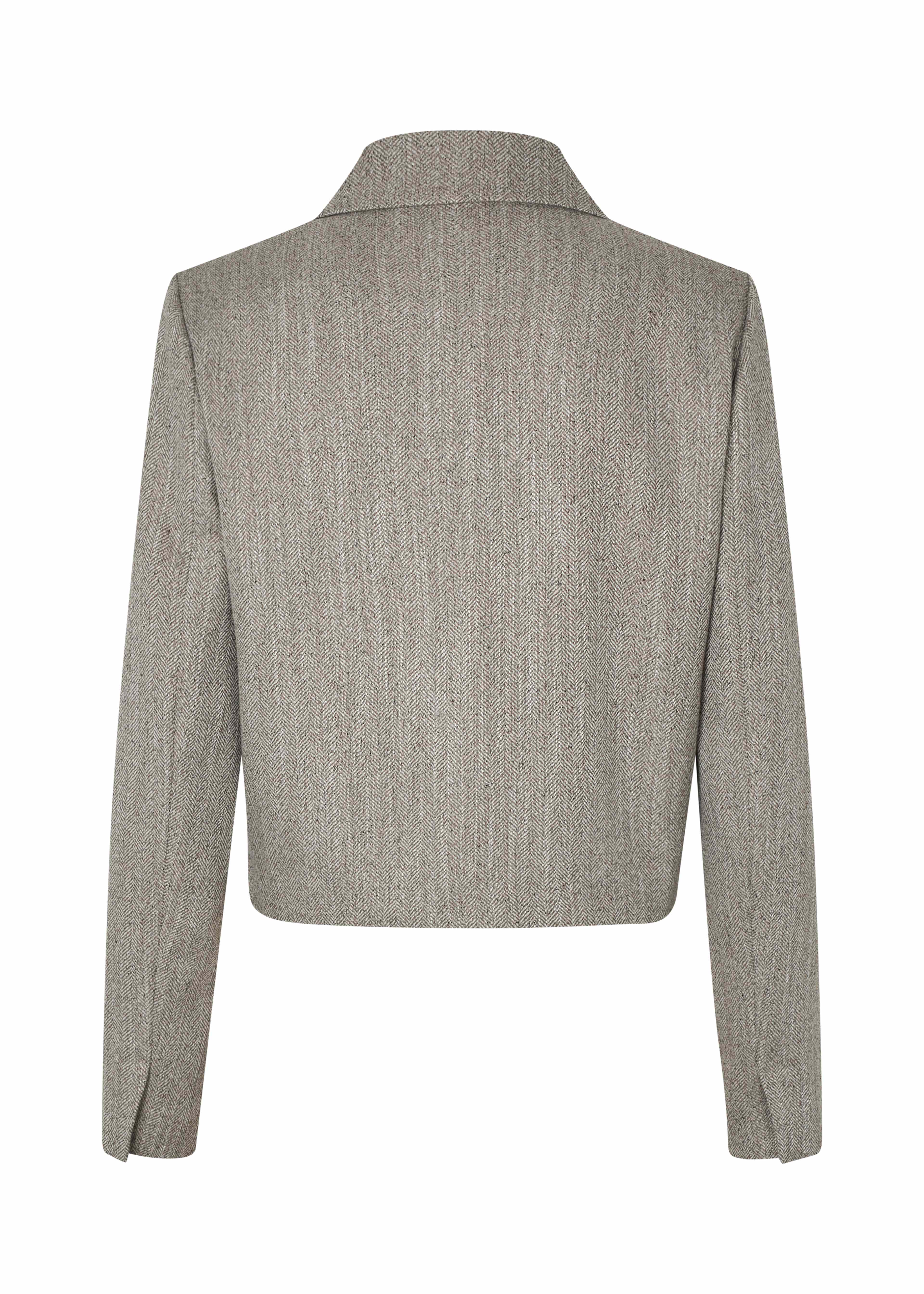 Popemd Jacket, från Modström, i färgen herringbone speckle.