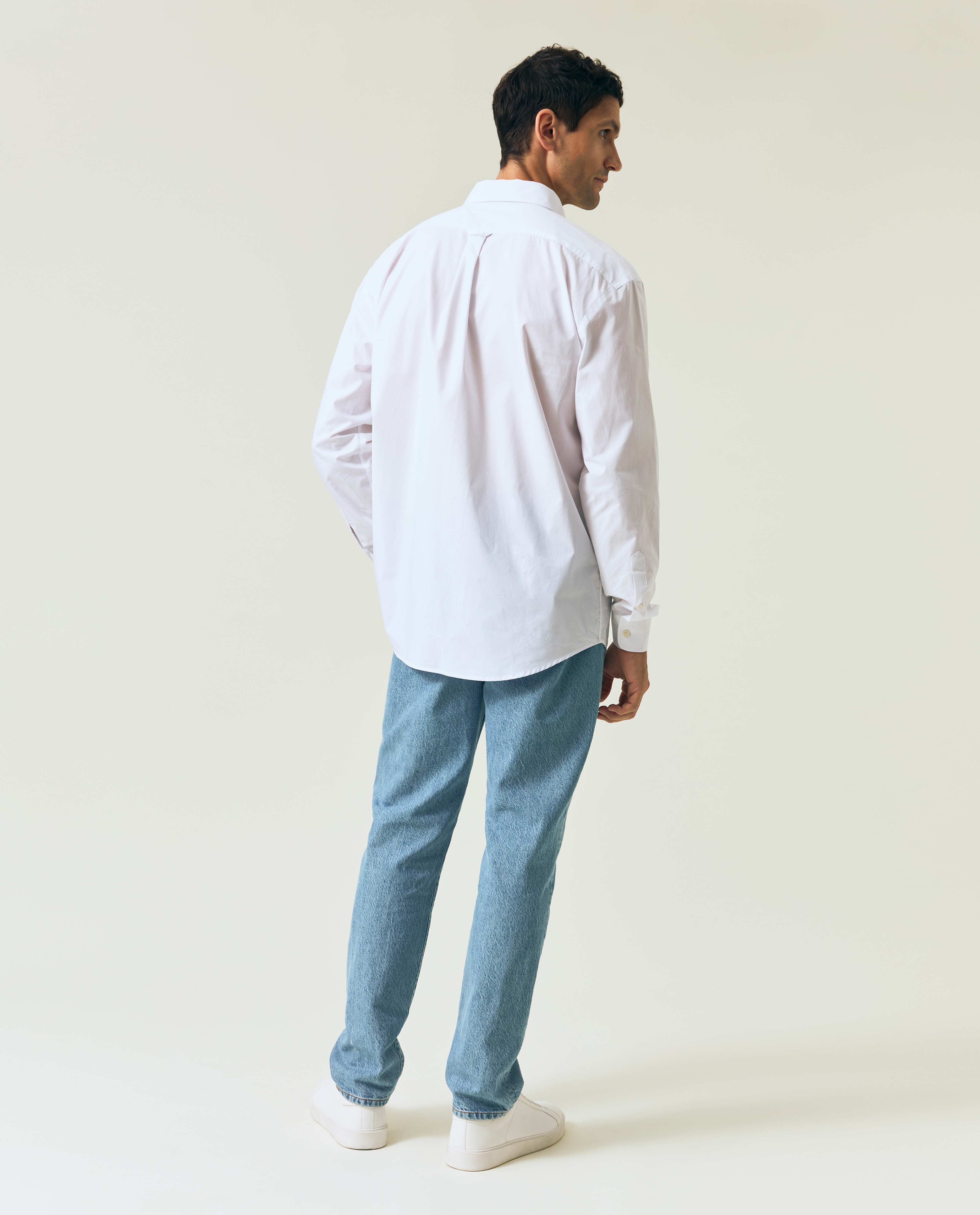 Loose Crisp Cotton Shirt
