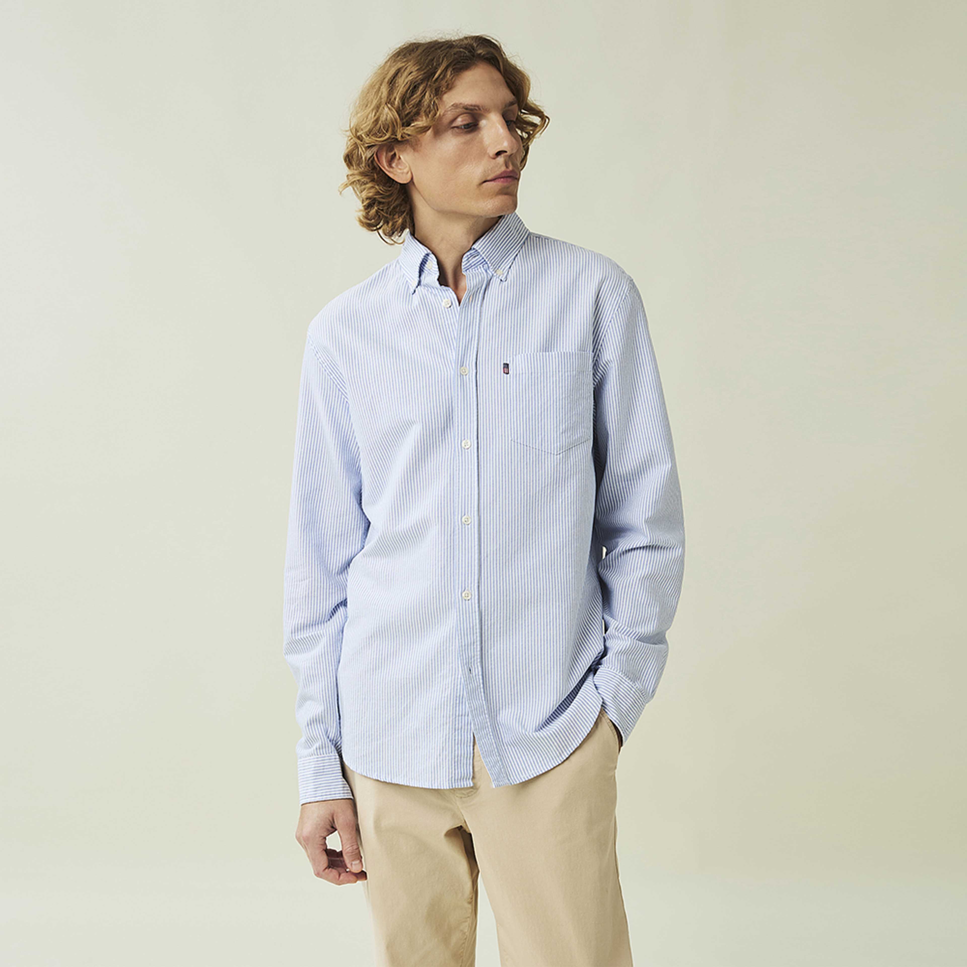 Casual Striped Oxford B.d Shirt
