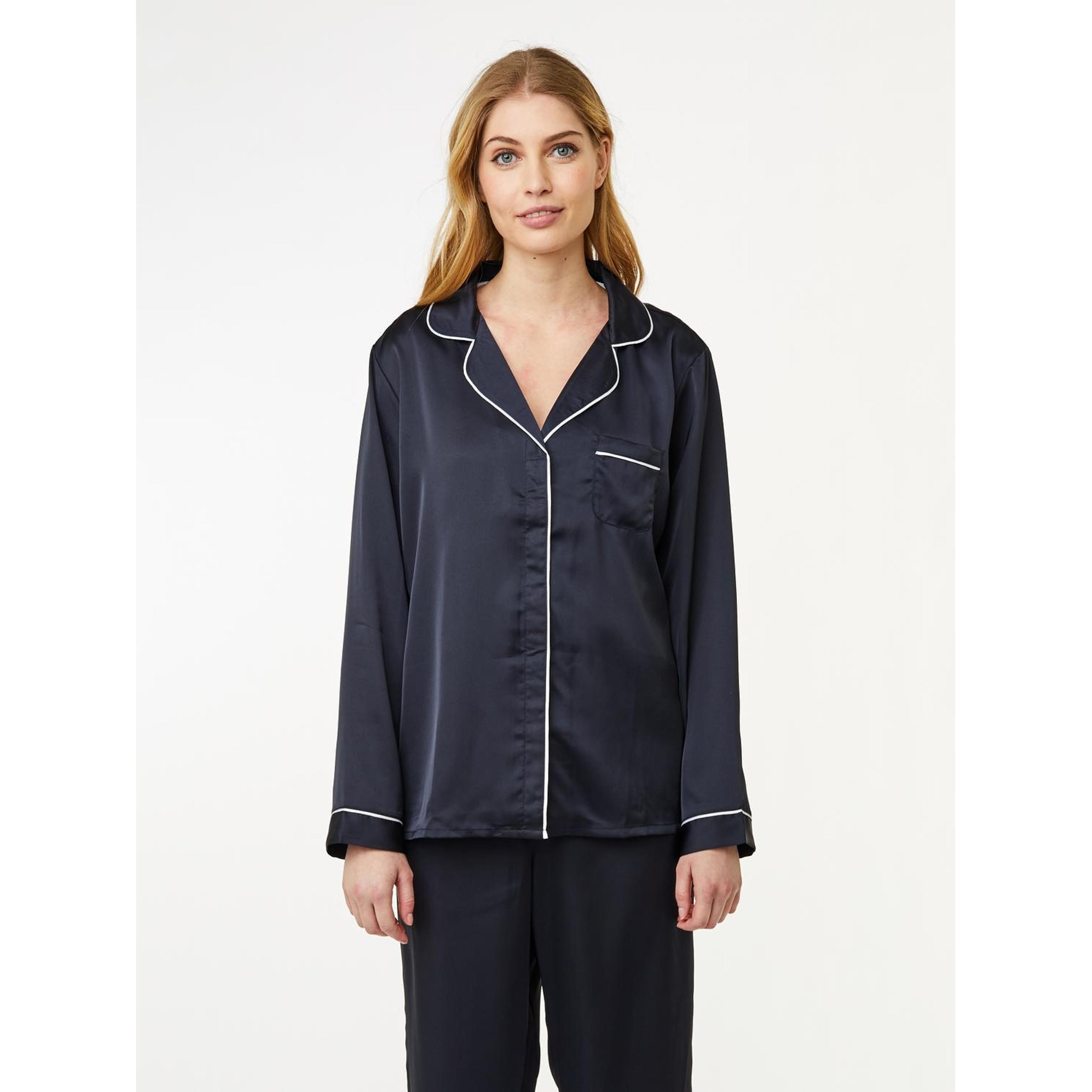 Ccdk Josephine Pajamas Shirt Dark Navy
