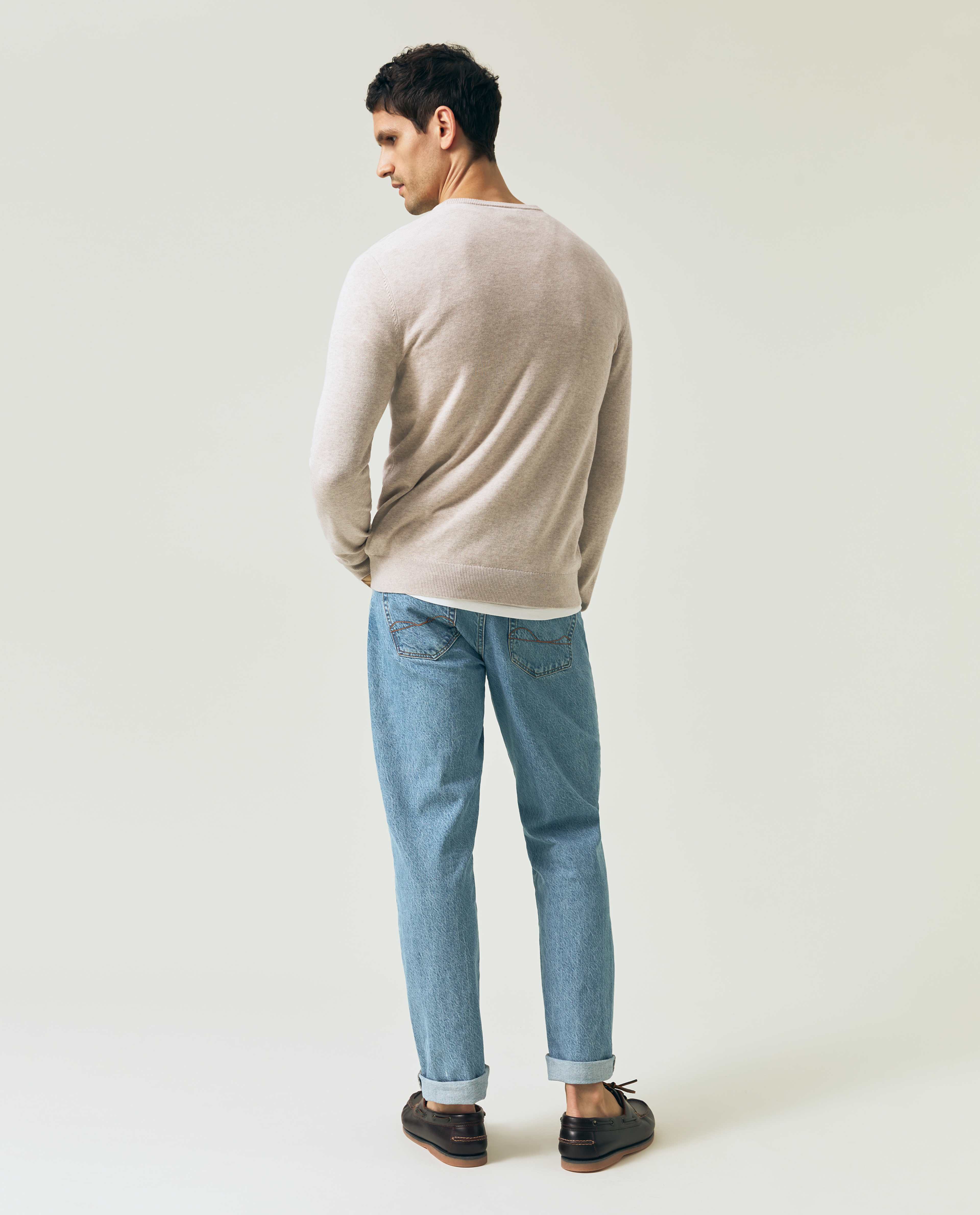 Cotton Crew Neck Sweater