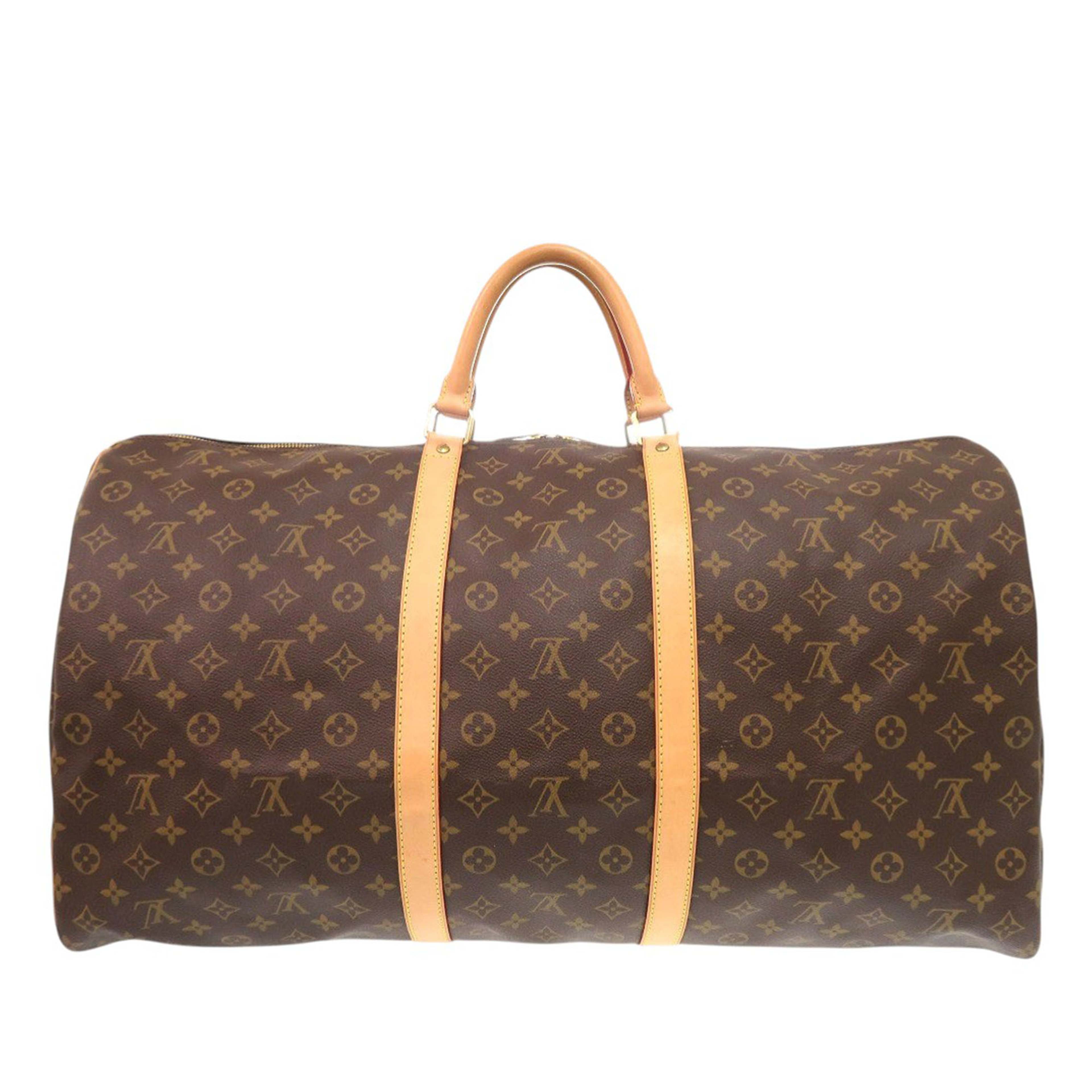 Louis Vuitton Monogram Keepall Bandouliere 60, från Luxclusif, i färgen brun. Klicka för att öppna bilden i stort format