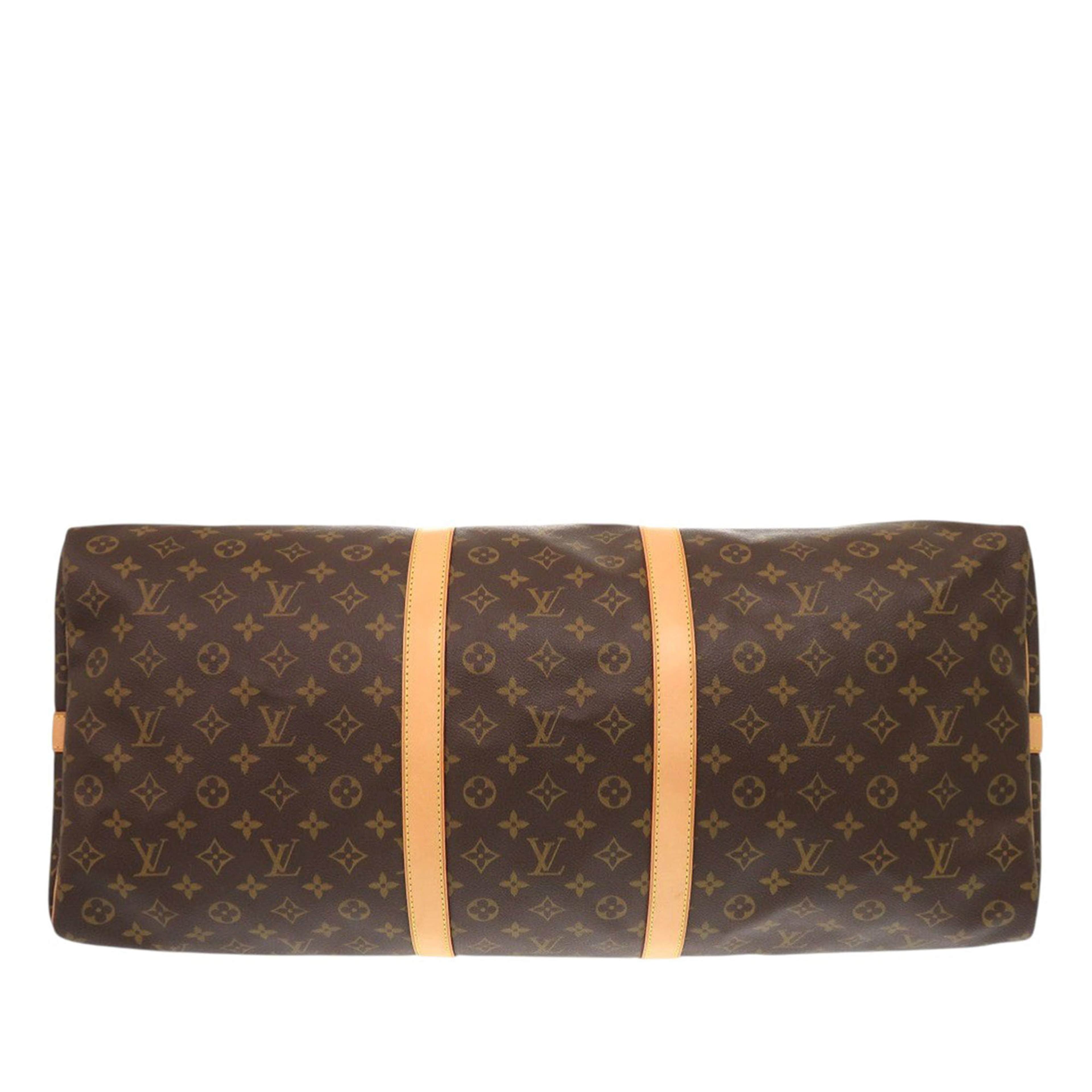 Louis Vuitton Monogram Keepall Bandouliere 60, från Luxclusif, i färgen brun. Klicka för att öppna bilden i stort format