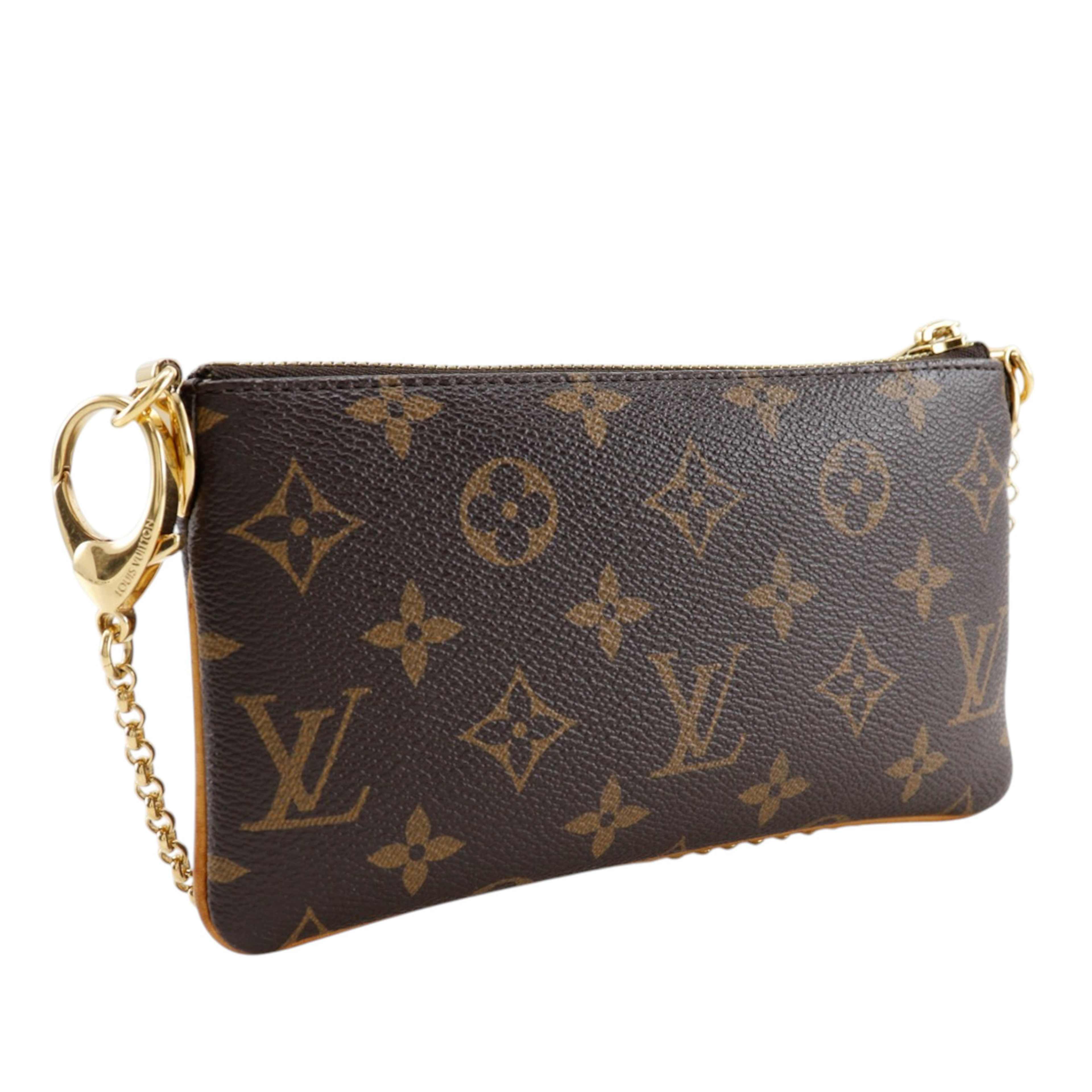 Louis Vuitton Monogram Pochette Milla Mm, från Luxclusif, i färgen brown. Klicka för att öppna bilden i stort format