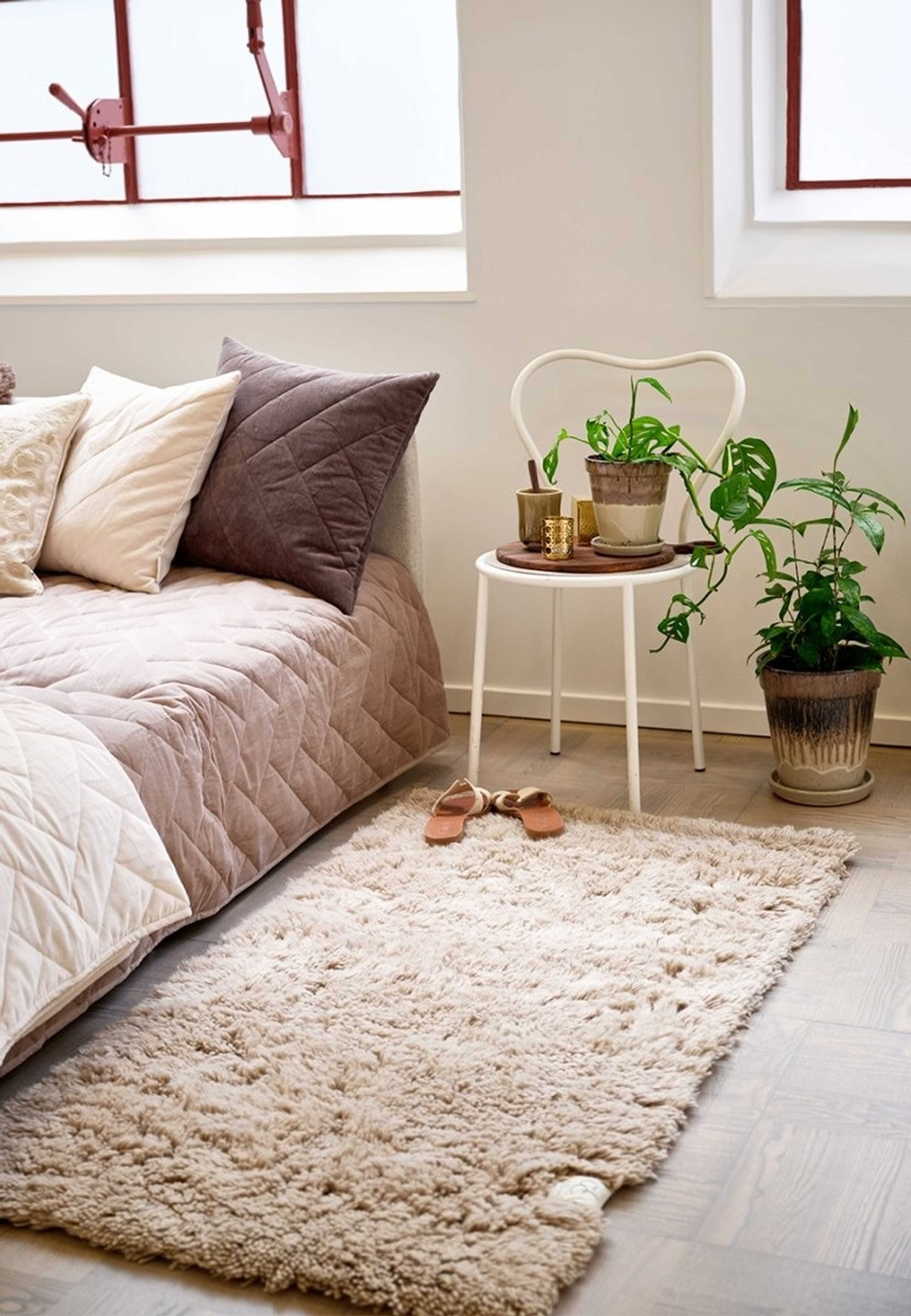 Gångmatta Cloudy 80x150cm, från Classic Collection, i färgen beige. Klicka för att öppna bilden i stort format